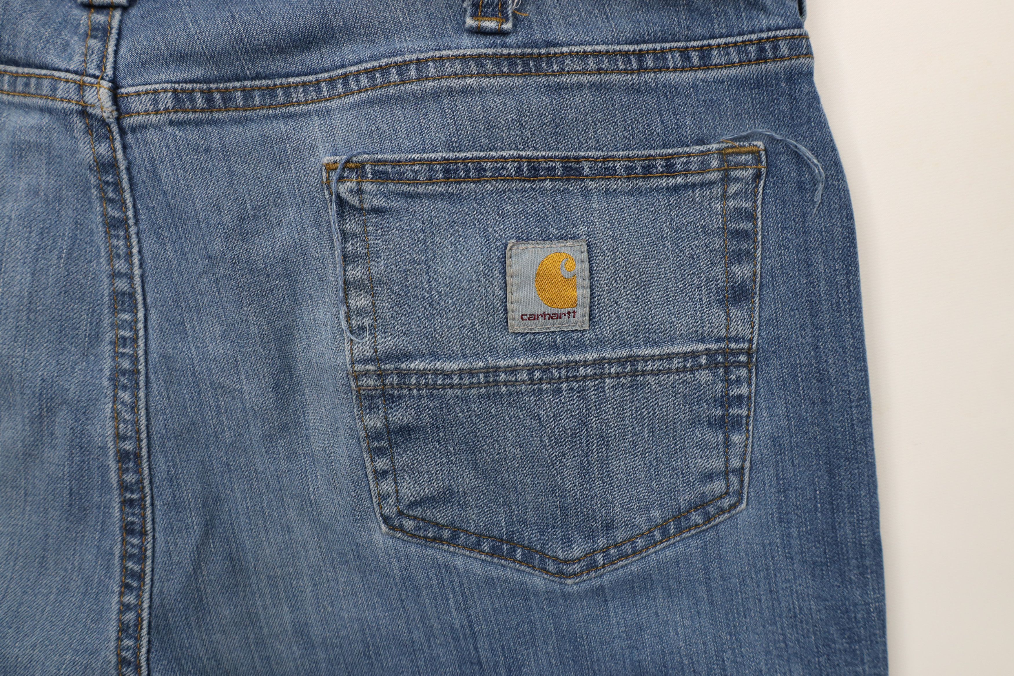 Carhartt × Vintage Vintage Carhartt Relaxed Fit Stretch Denim Jeans Blue Size US 36 / EU 52 - 14 Thumbnail