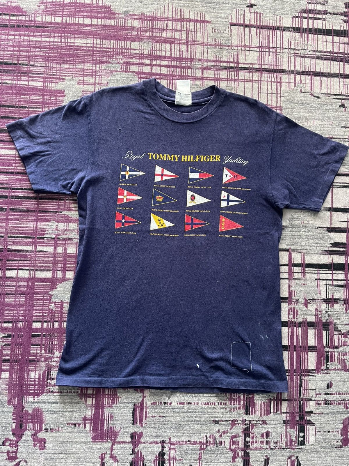 Tommy Hilfiger VINTAGE 90S TOMMY HILFIGER YACHTING FLAG VERY RARE Size US L / EU 52-54 / 3 - 1 Thumbnail