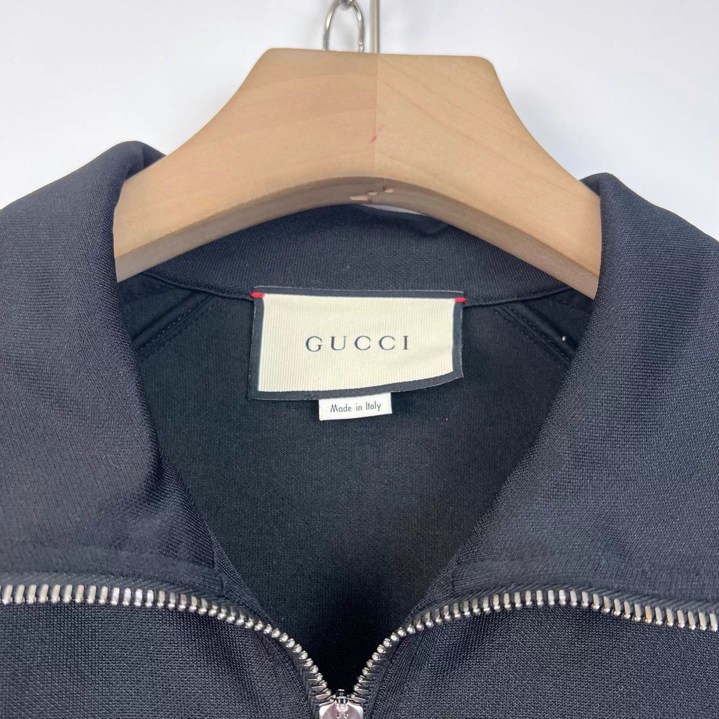 Gucci Gucci/Black school uniform jacket with side logo zipper Size US L / EU 52-54 / 3 - 7 Thumbnail