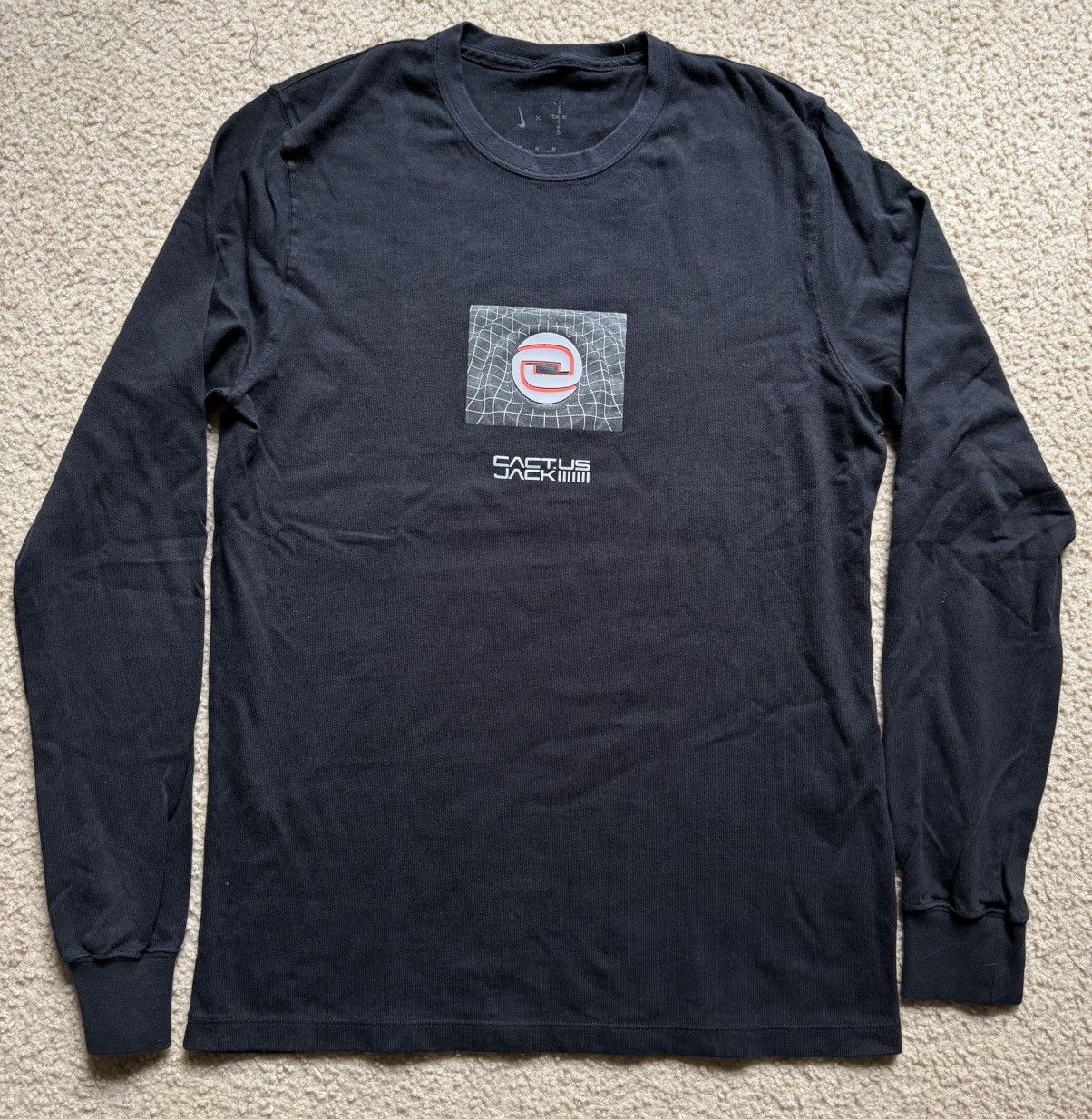 Travis Scott Nike x Travis Scott Cactus Jack Service Long Sleeve Tee |  Grailed