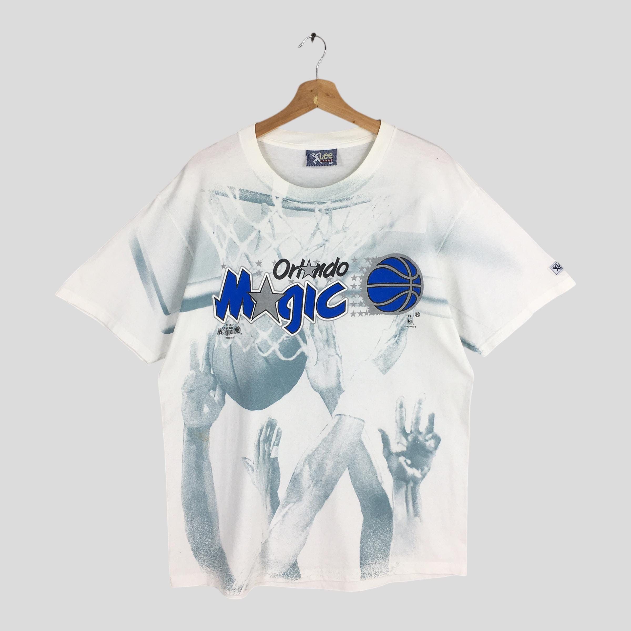 NBA Vintage 90's Orlando Magic NBA White T shirt Large Size US L / EU 52-54 / 3 - 1 Thumbnail