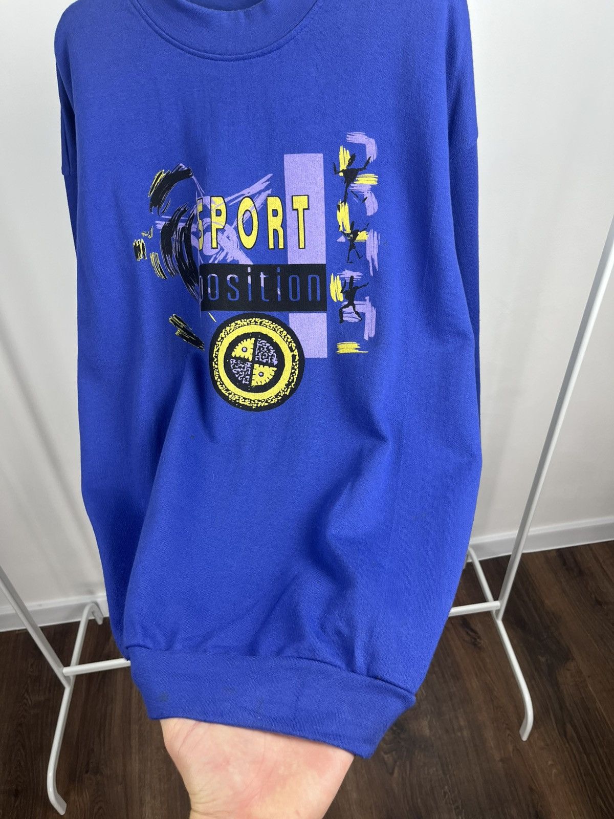 Puma Vintage Puma Sport Position Sweatshirt Blue Bulgaria Size US L / EU 52-54 / 3 - 5 Thumbnail