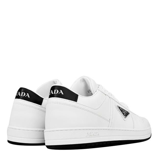 Prada Men'S Downtown Leather Low Top Trainers Size US 10 / EU 43 - 5 Thumbnail