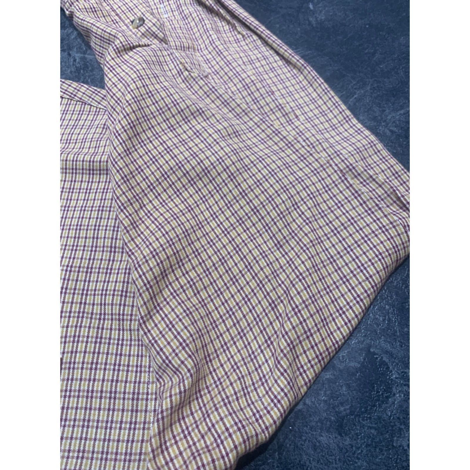 Gant VINTAGE GANT Brown Plaid Button-Up Shirt Men's Heritage Twill Size L Size US L / EU 52-54 / 3 - 3 Thumbnail