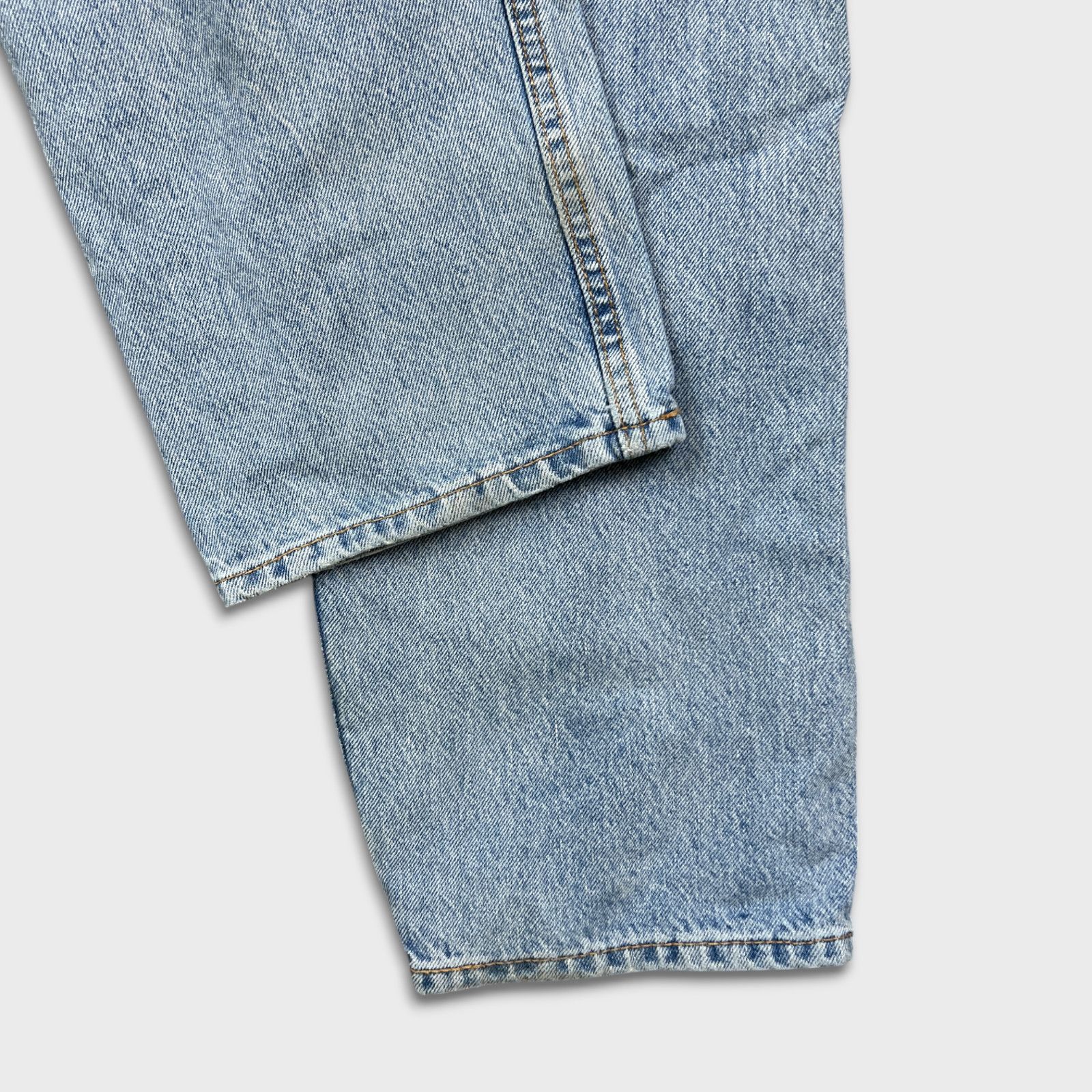 Levi's × Vintage Levi's 502 Jeans 34x33 Regular Taper Fit Faded Denim Pants Size US 34 / EU 50 - 10 Thumbnail