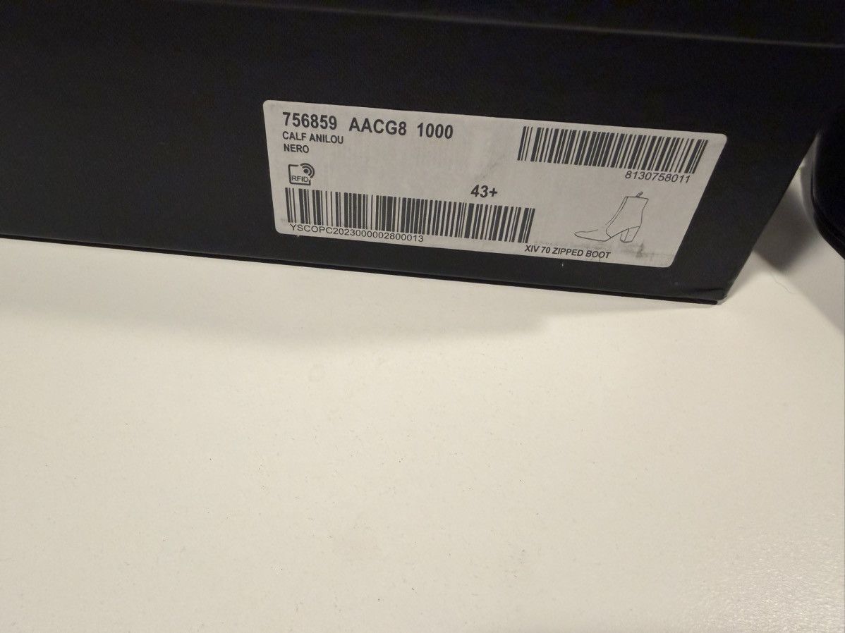 Saint Laurent Paris SAINT LAURENT XIV Leather Chelsea Boots 43.5/10.5 Size US 10.5 / EU 43-44 - 9 Thumbnail