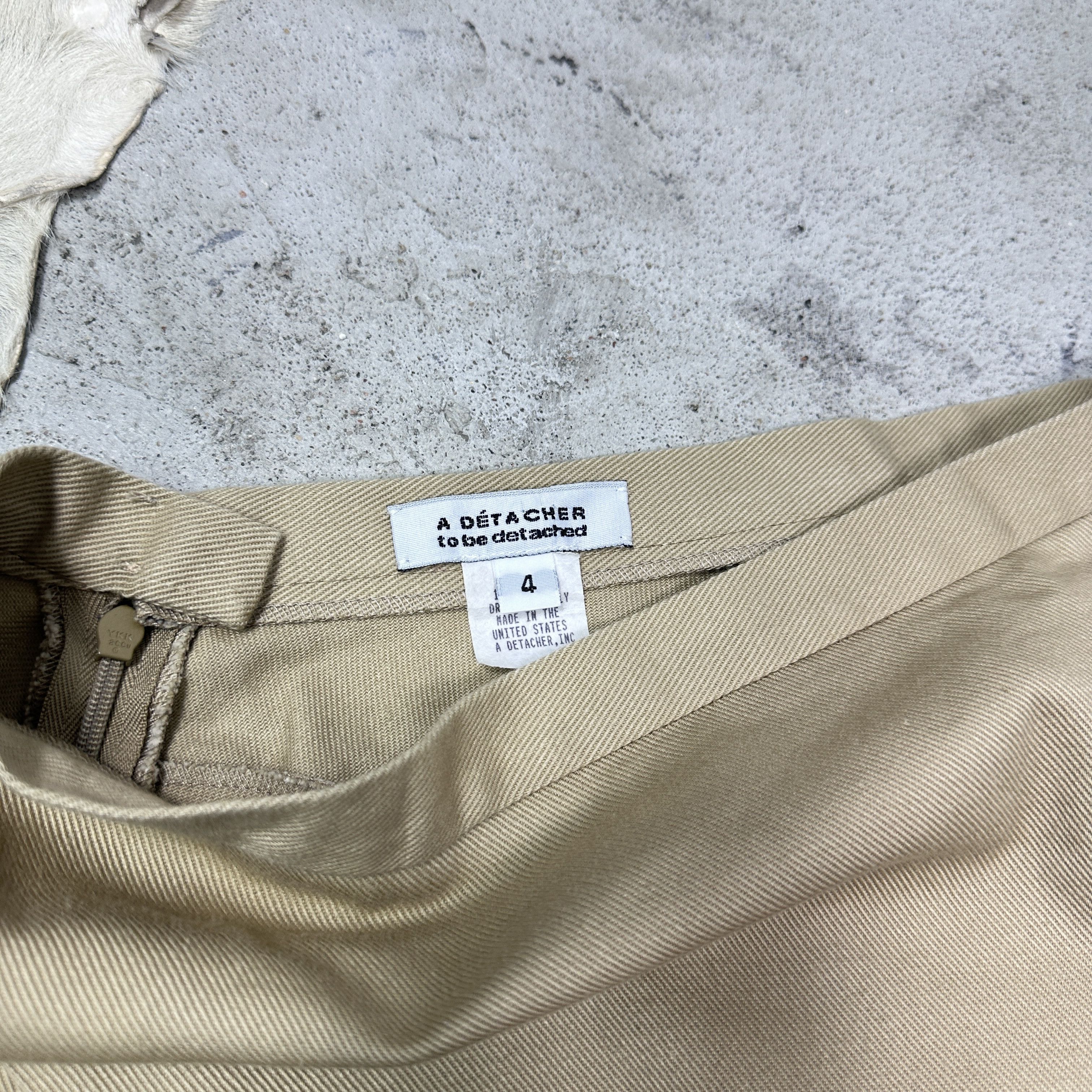 Vintage Vintage Avant Garde A Detacher To Be Detached Skirt Y2K Size 24" / US 00 / IT 34 - 3 Thumbnail