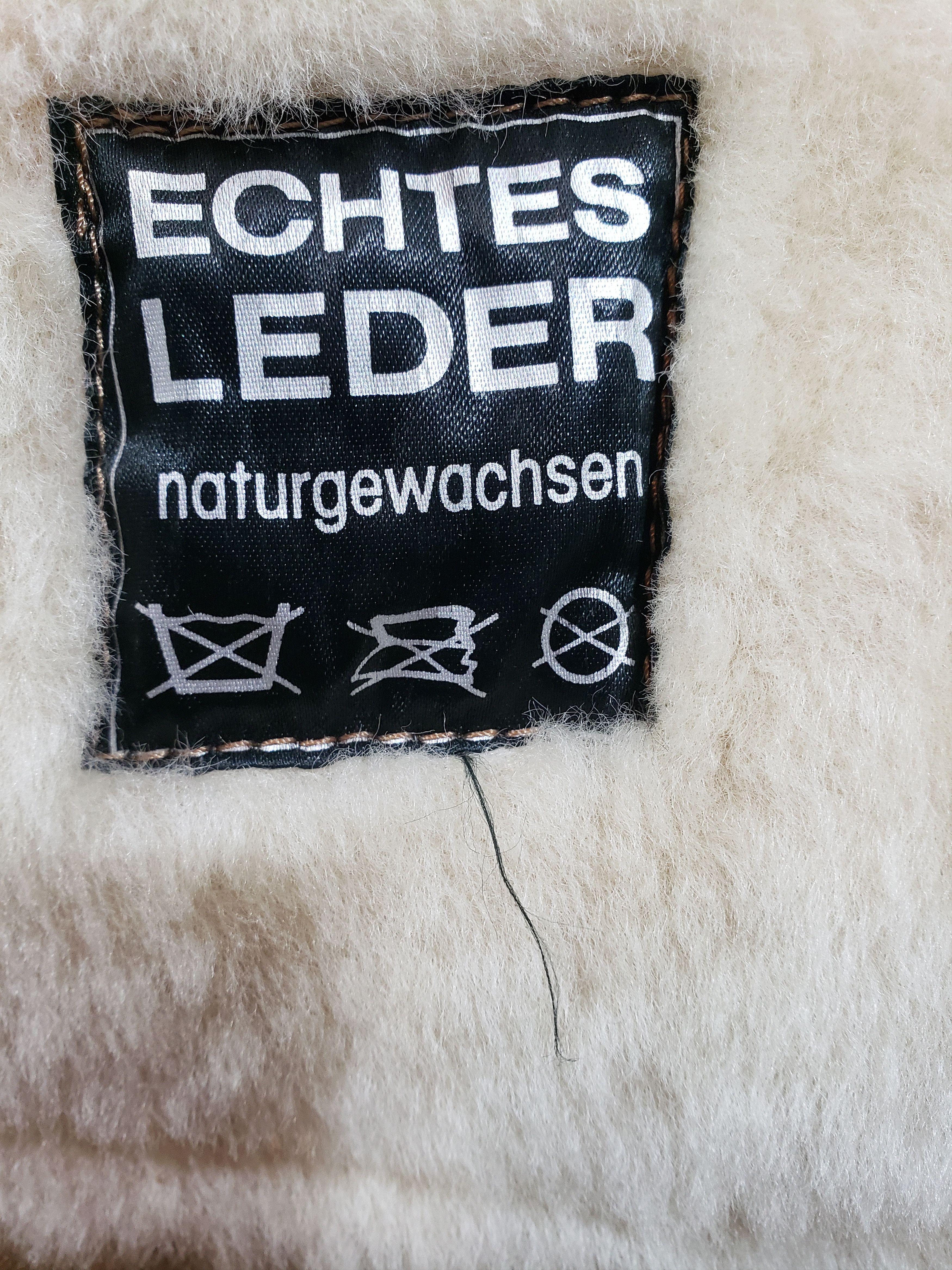 Other Men's brown sheepskin coat with plastic zipper. Size US XL / EU 56 / 4 - 10 Thumbnail