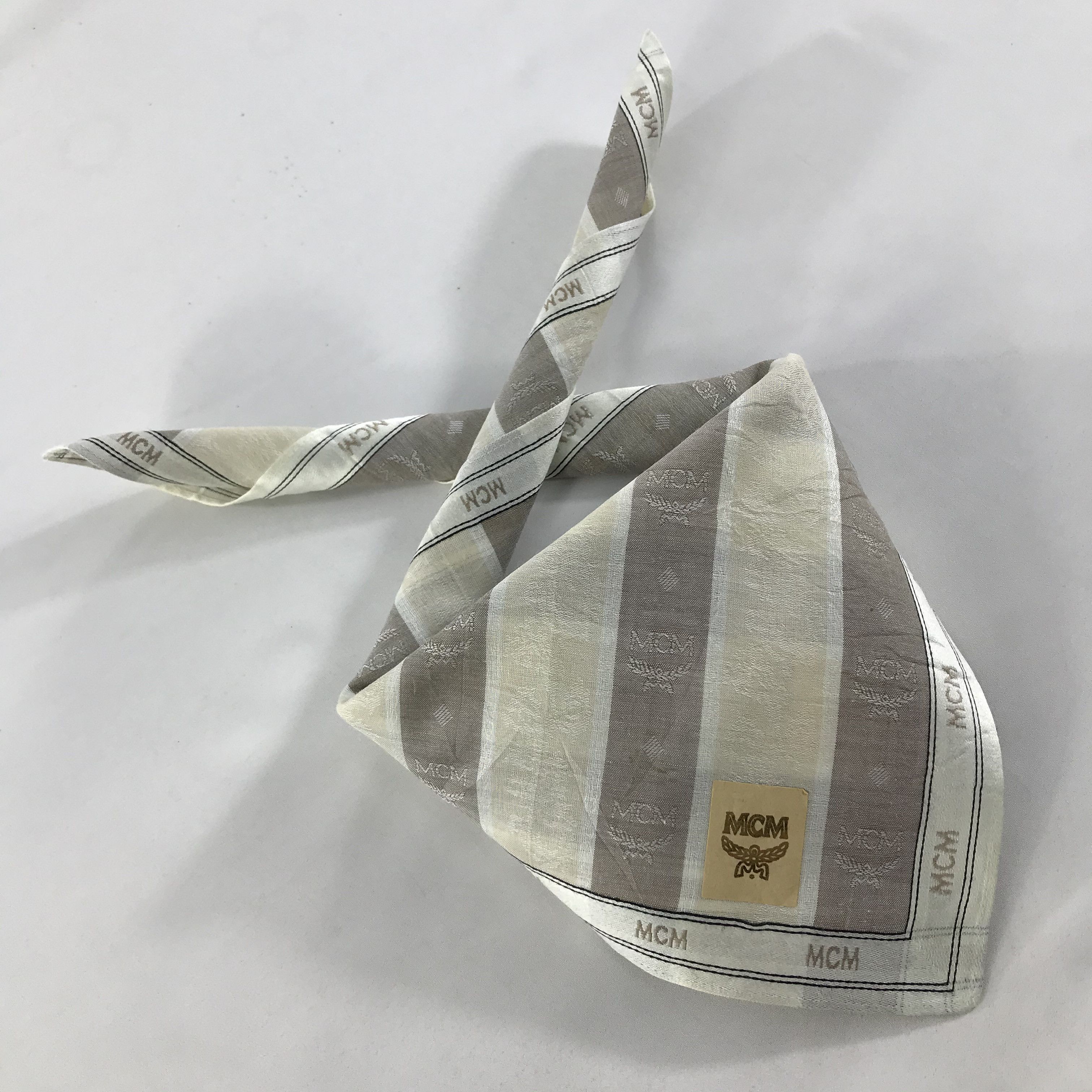 MCM × Vintage MCM Bandana / Handkerchief / Neckerchief - S1435 Size ONE SIZE - 4 Thumbnail
