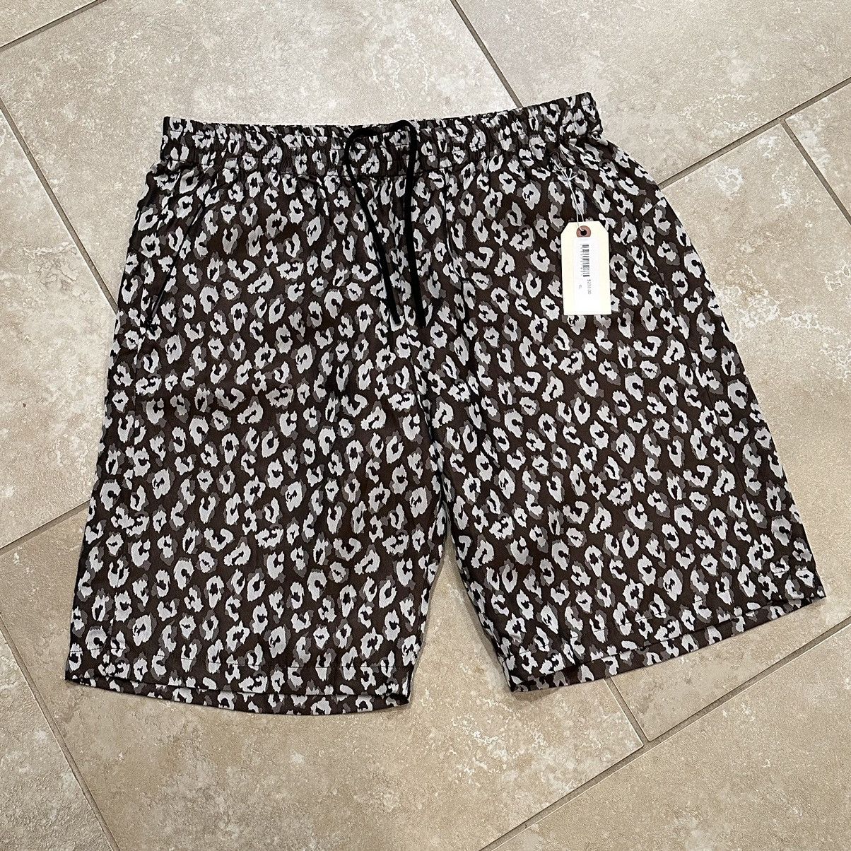 NEEDLESBasketball Short Leopard Jacquard