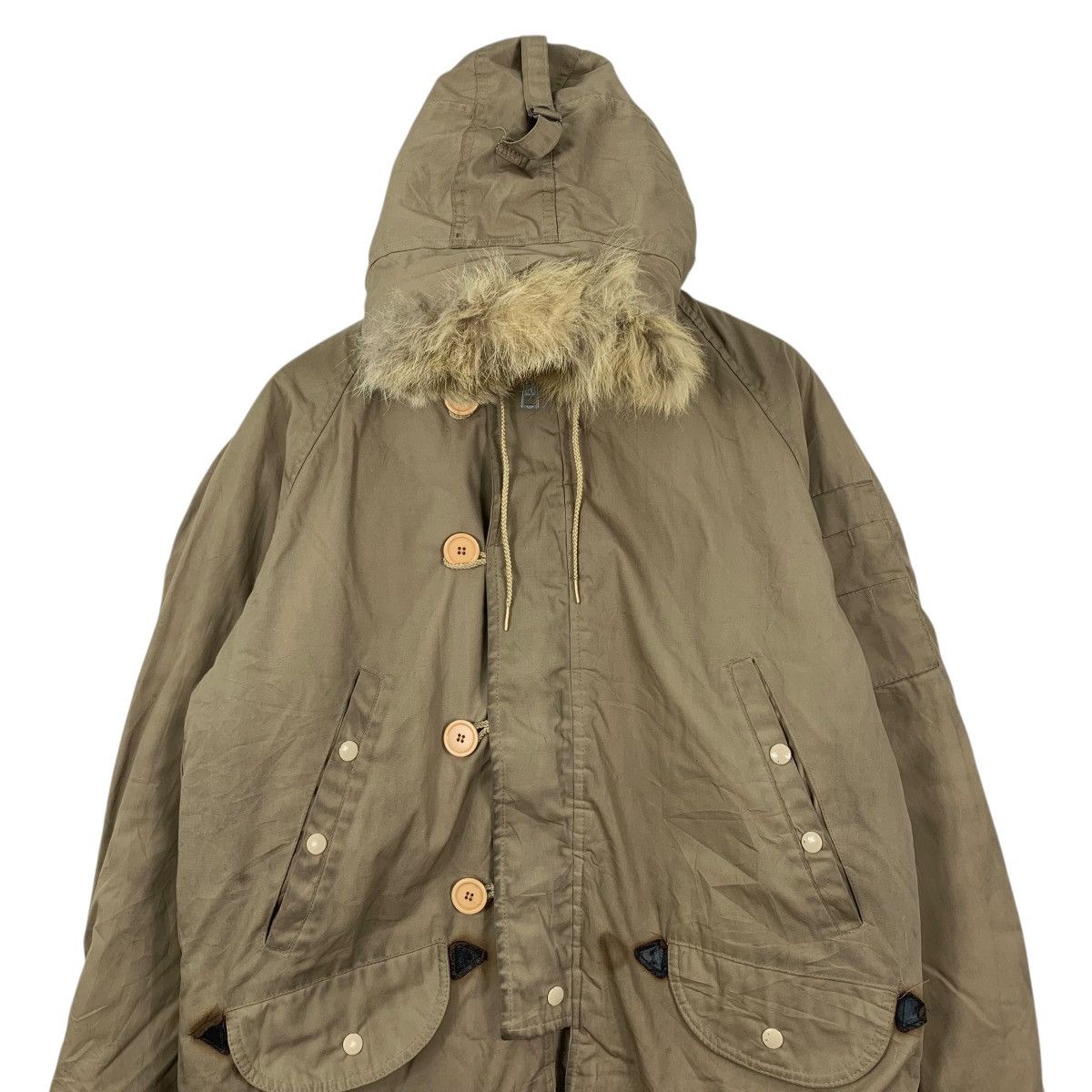 Vintage Vintage 80s CORINTH MFG CO Arctic Parka Flight Hooded Jacket Size US XL / EU 56 / 4 - 2 Thumbnail
