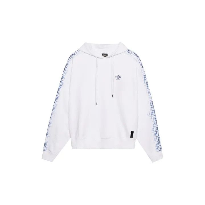 Fendi Fendi SS23 Logo Hoodie for Men 0079 Size US M / EU 48-50 / 2 - 1 Thumbnail