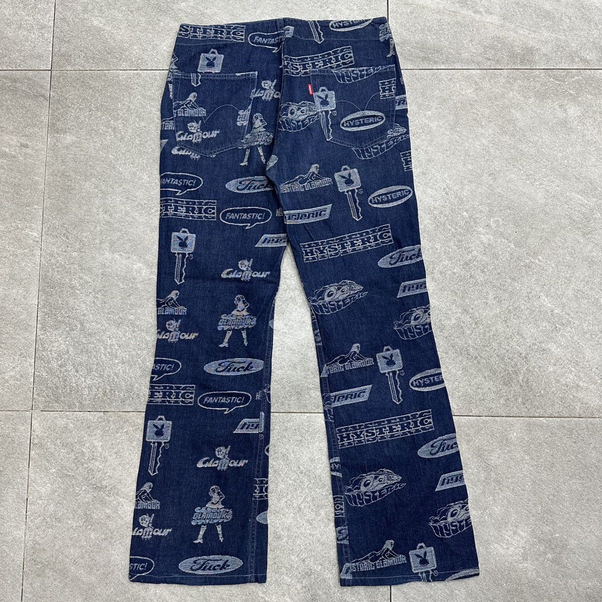 Hysteric Glamour Hysteric Glamour Jeans Full Print Flare Size US 30 / EU 46 - 2 Thumbnail