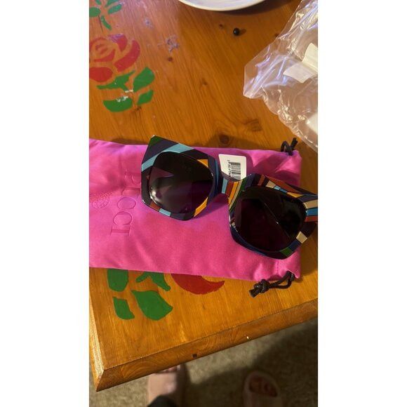 Emilio Pucci Pucci 52MM Square Sunglasses multicolored Size ONE SIZE - 9 Thumbnail