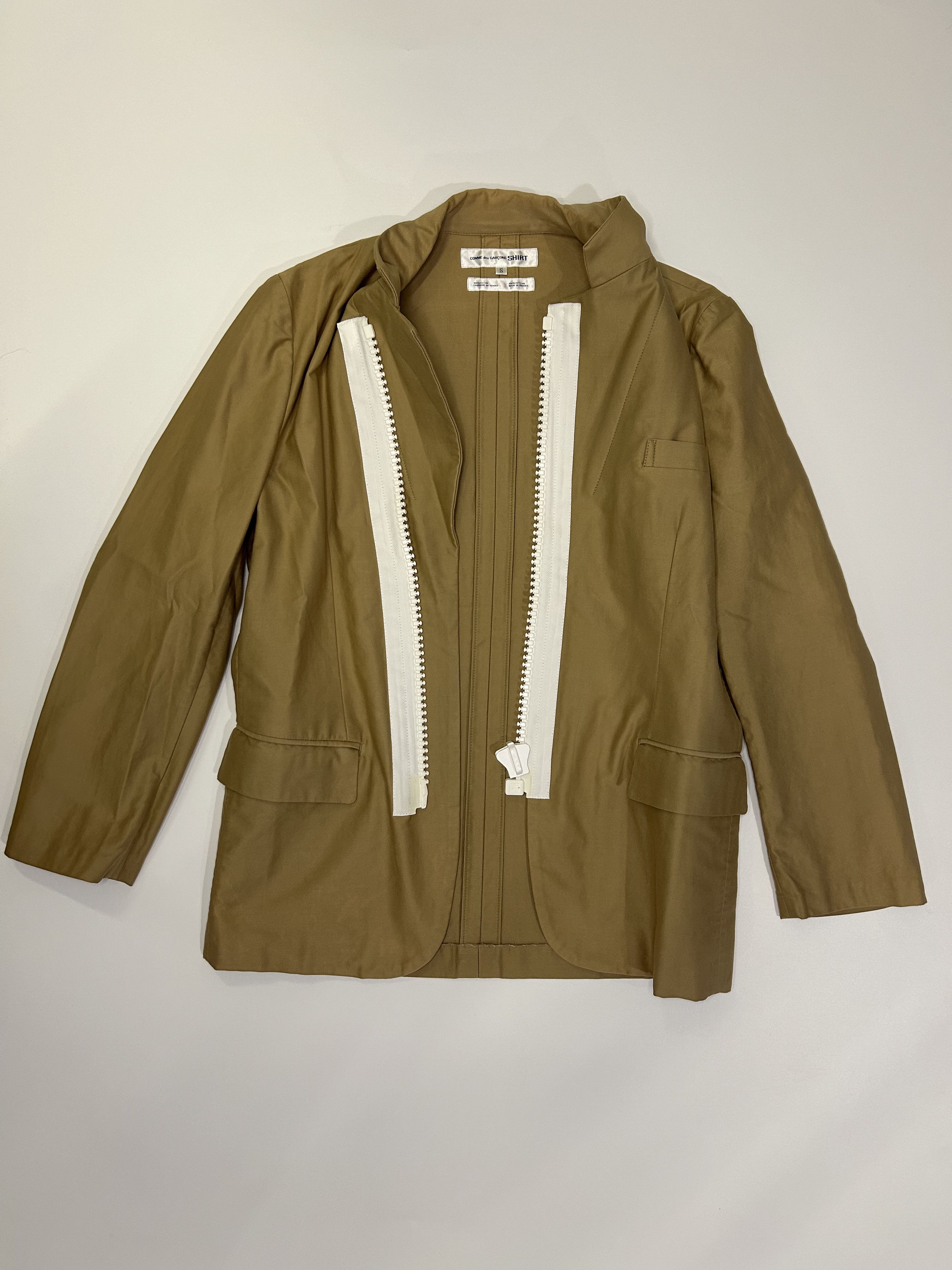 Comme des Garcons Comme des Garçons Shirt Big Zip Blazer (1336) Size US S / EU 44-46 / 1 - 2 Thumbnail