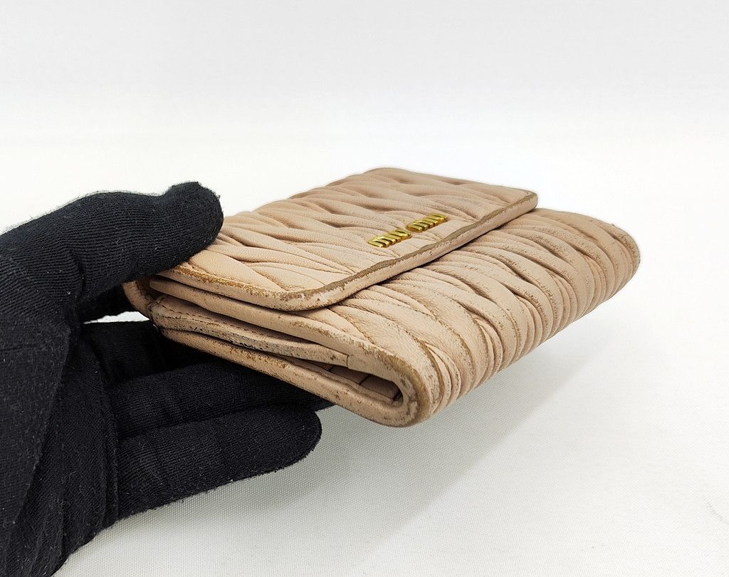Miu Miu authentic MIU MIU Matelassé leather short wallet Size ONE SIZE - 10 Thumbnail