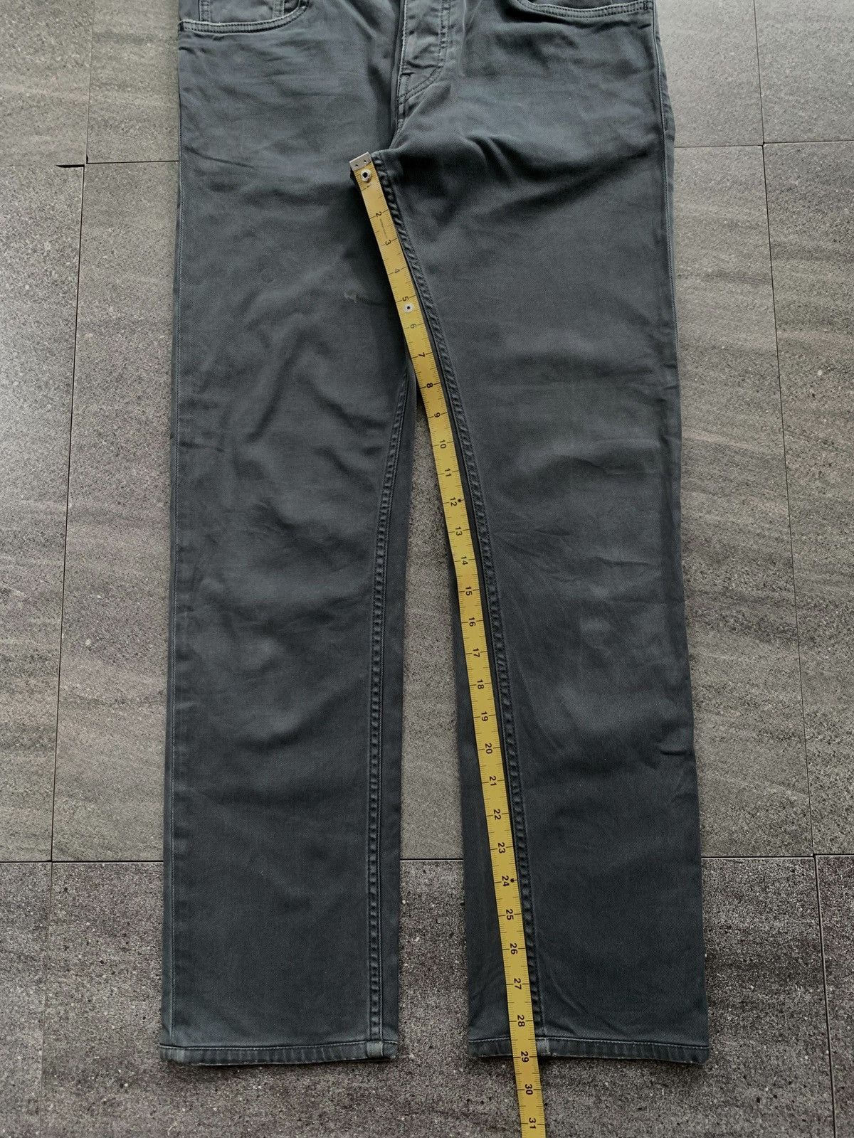 Prada FREE TAX! Faded Slim Cut Denim Jeans Size US 31 - 17 Thumbnail