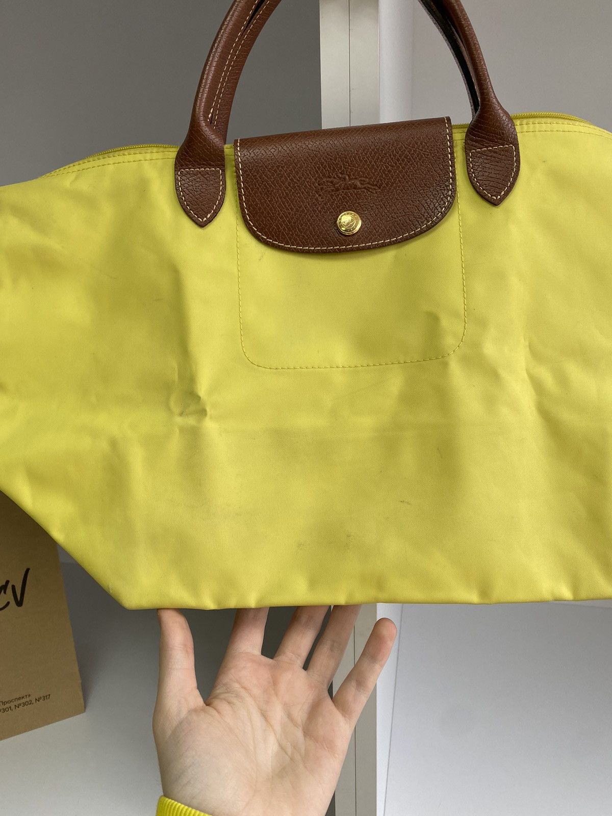 Longchamp × Vintage Vintage Longchamp women’s yellow Bag Size ONE SIZE - 9 Thumbnail