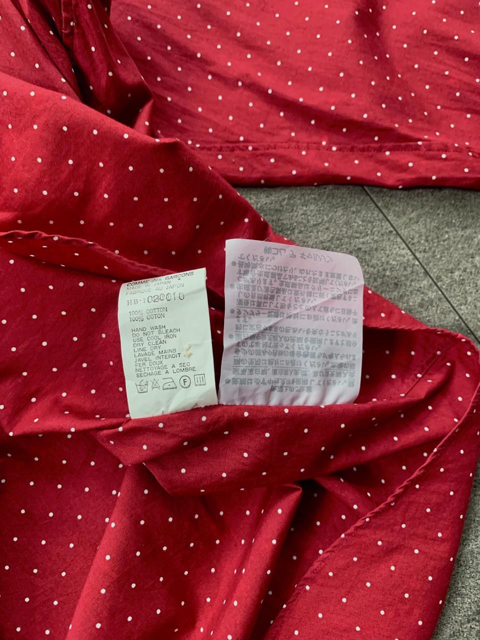 Comme des Garcons Homme 90s Mini Polkadot Shirt Size US M / EU 48-50 / 2 - 7 Thumbnail