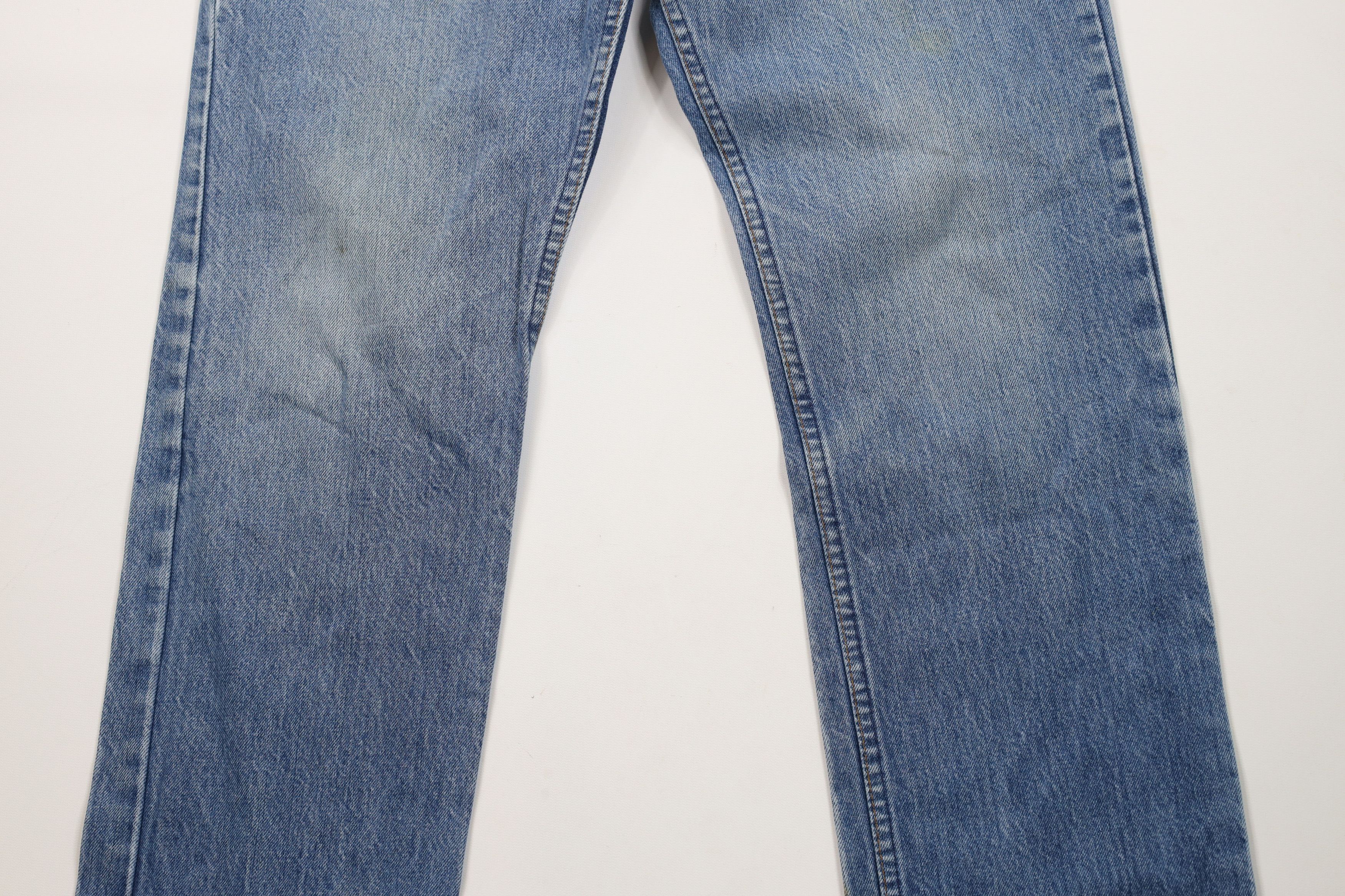 Vintage Vintage 70s Streetwear Straight Leg Denim Jeans Blue Cotton Size US 32 / EU 48 - 3 Thumbnail