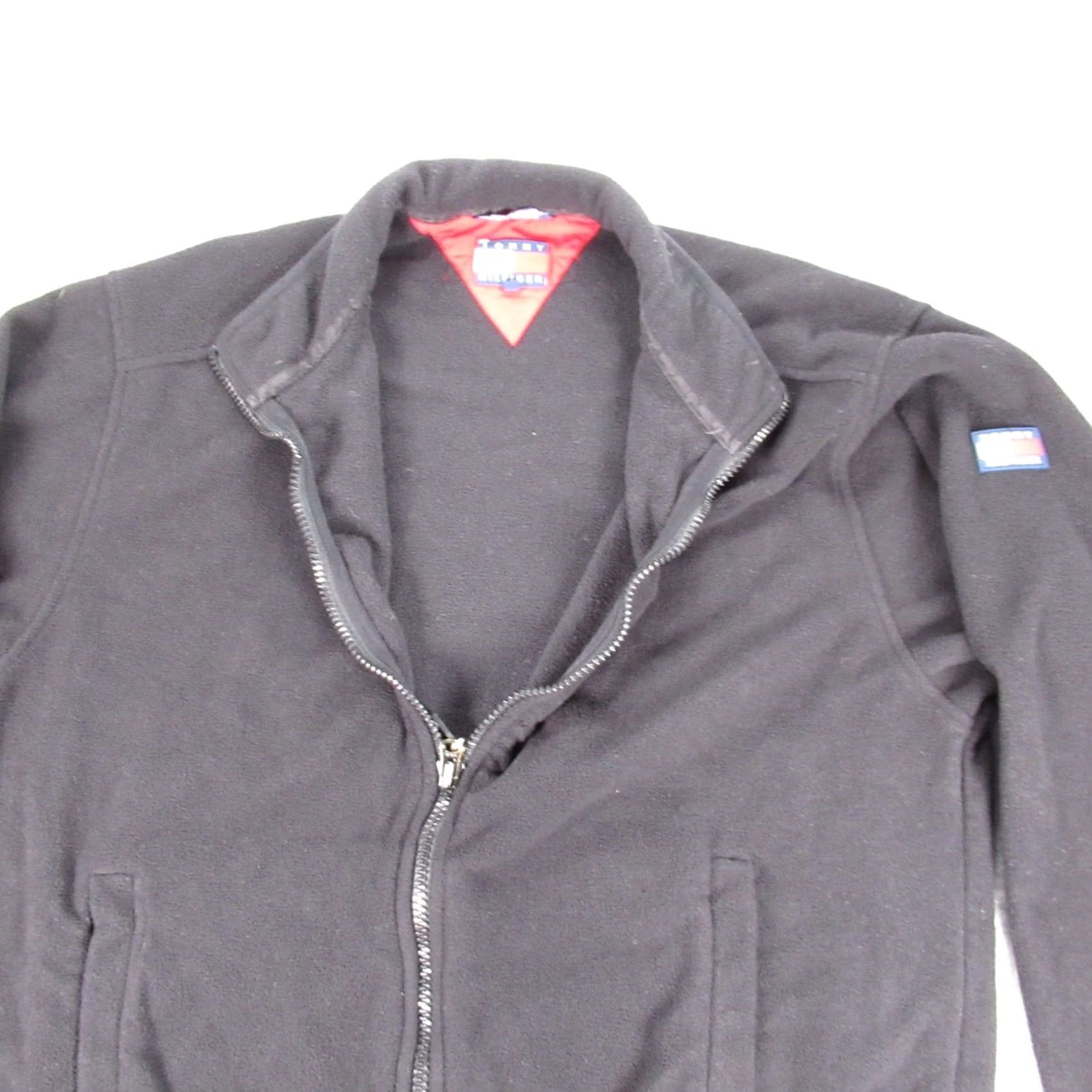 Tommy Hilfiger VINTAGE Tommy Hilfiger Jacket Men XL Black Pocket Full Zip Fleece Hiking Gorpcor Size US XL / EU 56 / 4 - 7 Thumbnail