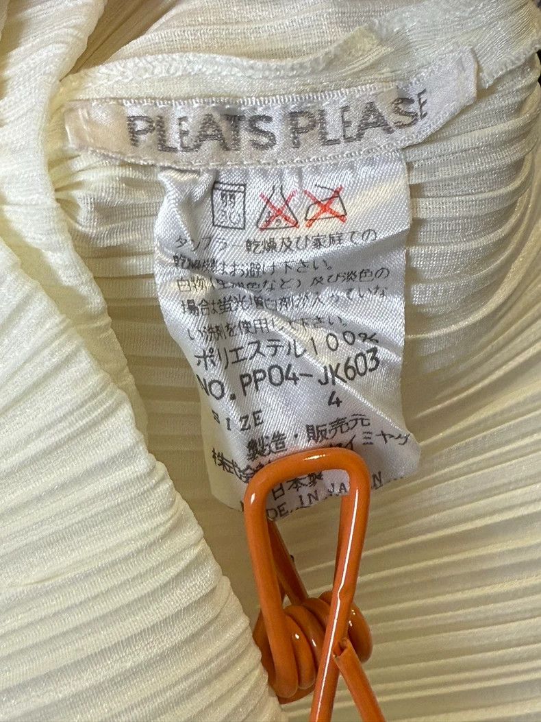 Issey Miyake issey miyake size:4 Pearl white high-necked vest Size XXS / US 00 / IT 34 - 8 Thumbnail