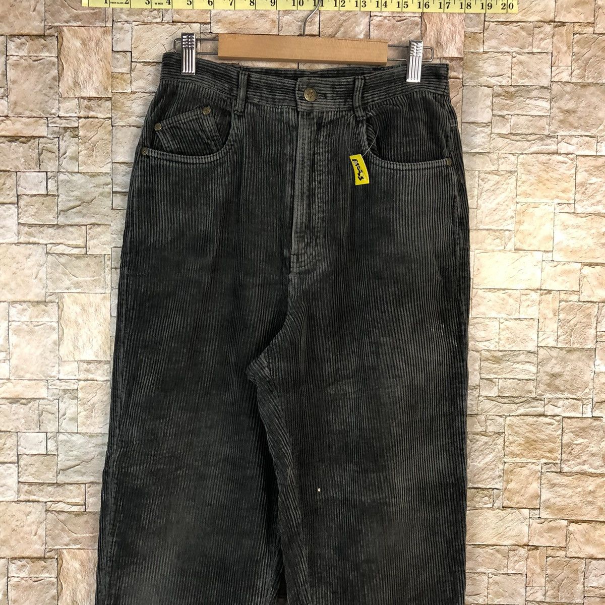 Japanese Brand Japanese Brand Black Conduroy Pants #A1033 Size 26" / US 2 / IT 38 - 5 Thumbnail