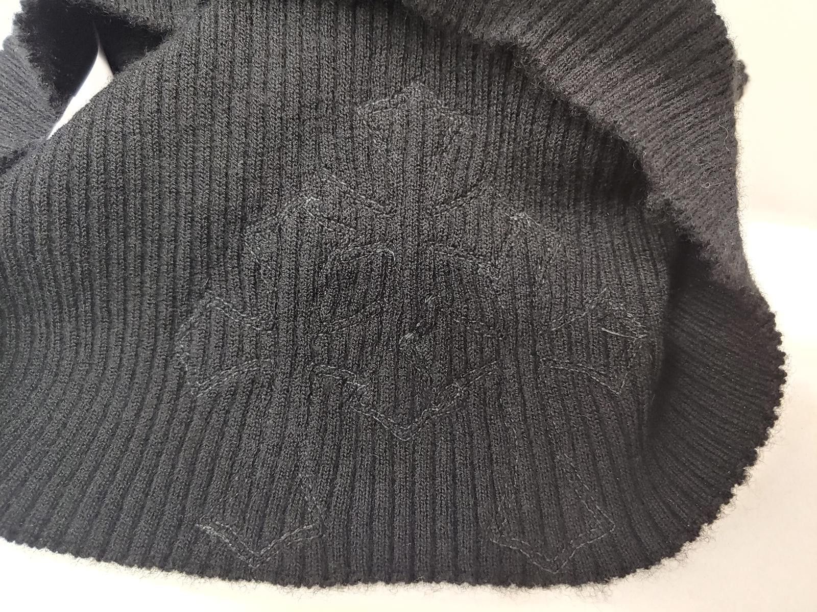 Chrome Hearts Chrome Hearts Cashmere Short-Sleeve Sweater in Black Size ONE SIZE - 8 Thumbnail
