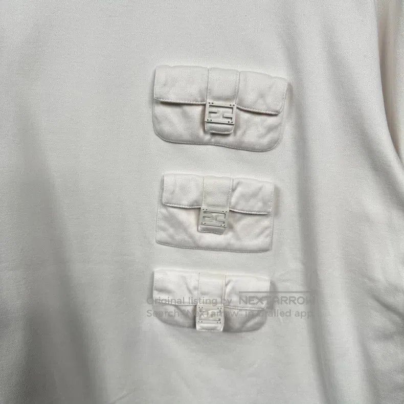 Fendi Fendi White Multi-pocket Short Sleeve T-shirt 23ss Size US L / EU 52-54 / 3 - 5 Thumbnail