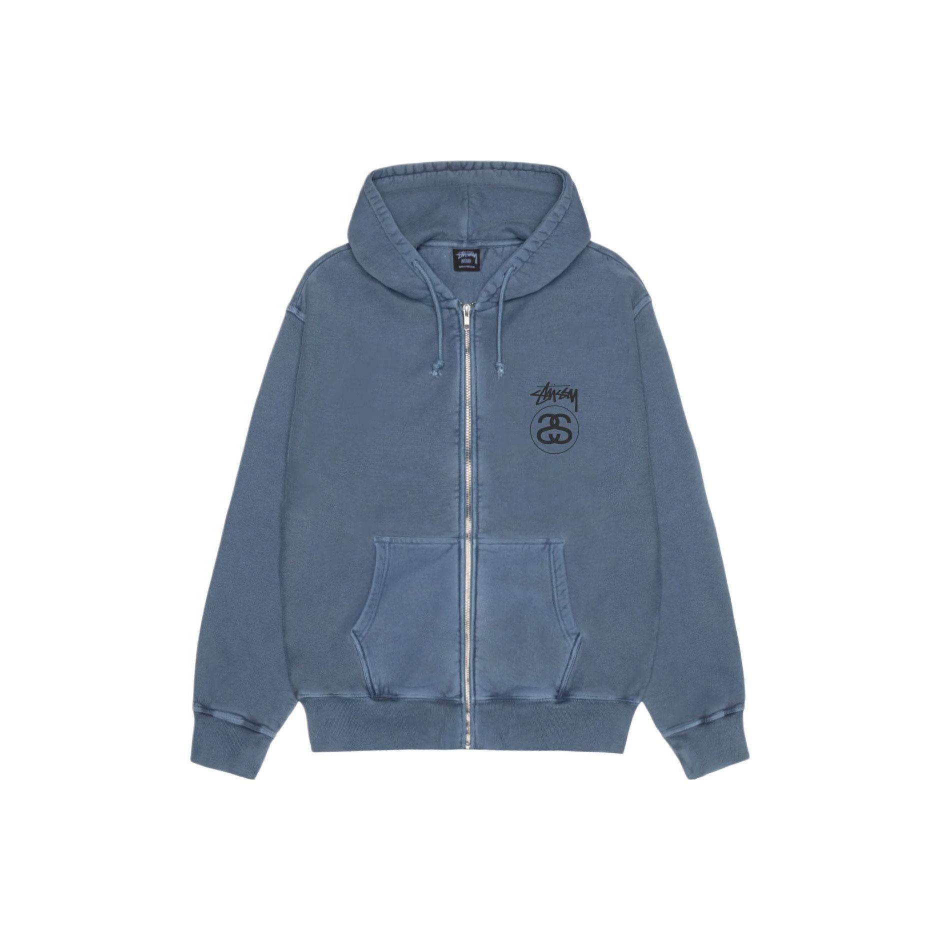 Stussy Stussy Stock Logo Zip Hoodie Size S Size US S / EU 44-46 / 1 - 1 Thumbnail