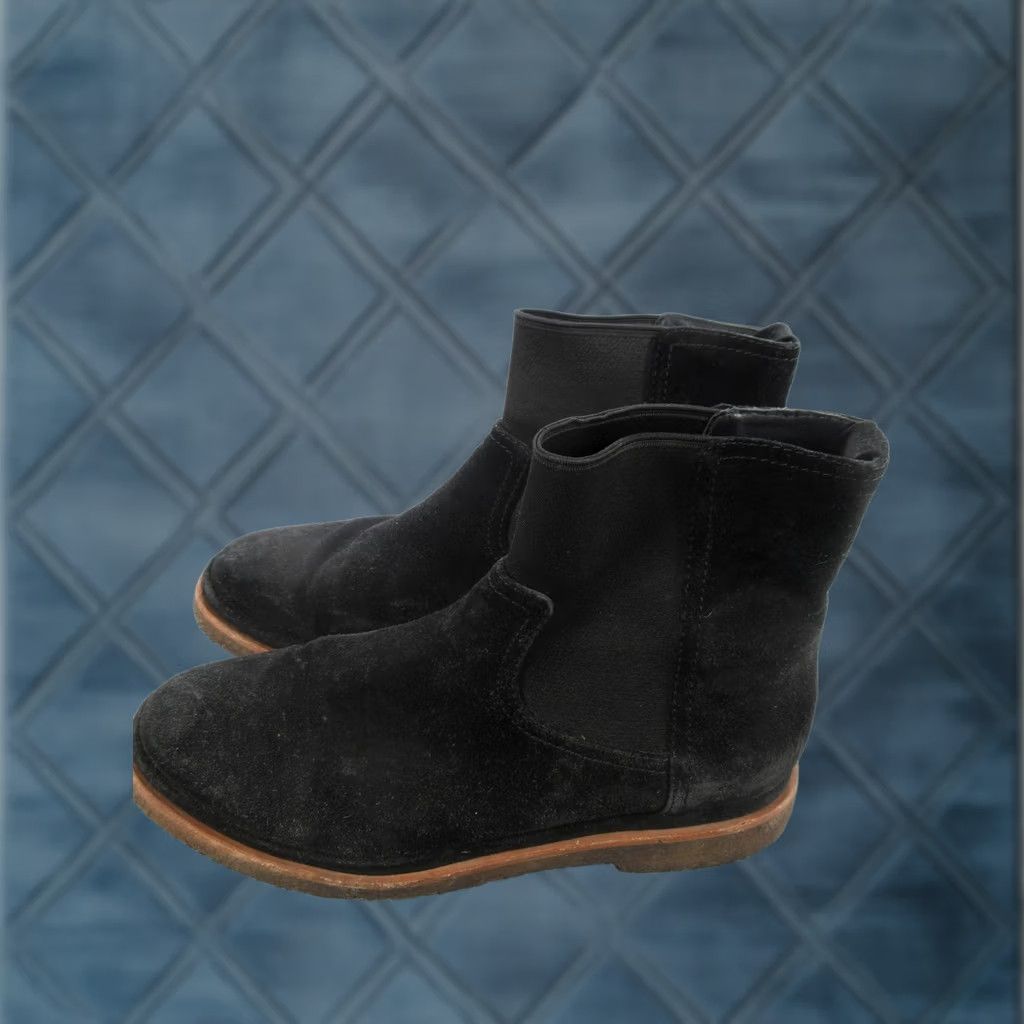 Vince Vince Womens Chelsea Boots Black Suede Ankle Booties Leather Lining Rubber Sole Size 9 M Casual Size US 9 / IT 39 - 1 Thumbnail