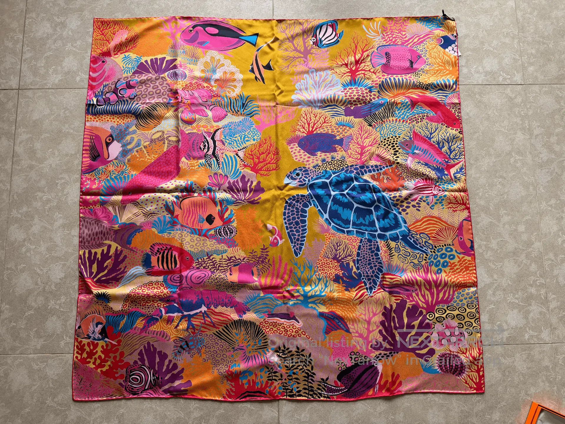 Hermes Hermes Alice Shirley Silk Scarf. Size ONE SIZE - 2 Thumbnail