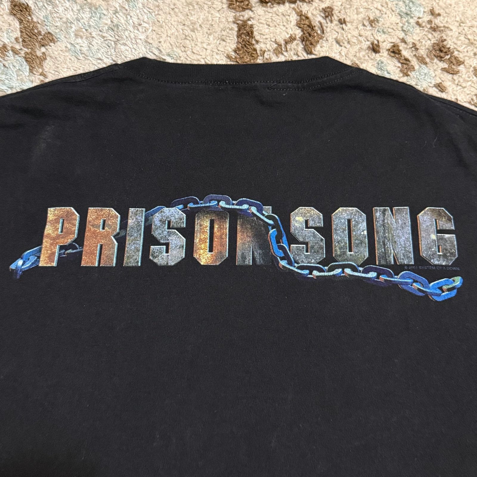 Band Tees × Vintage Vintage 2001 System of a Down Prison Song Shirt Large SOAD Size US L / EU 52-54 / 3 - 4 Thumbnail