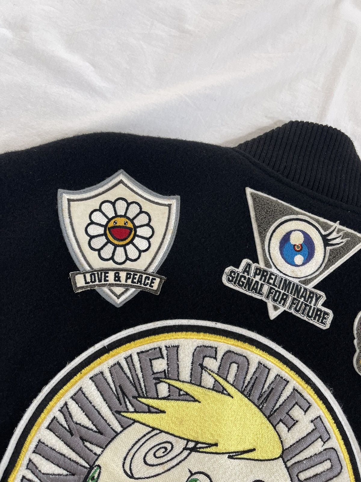 Issey Miyake Men AW99 1-of-50 Murakami Patch Emblems Varsity Jacket Size US M / EU 48-50 / 2 - 15 Thumbnail