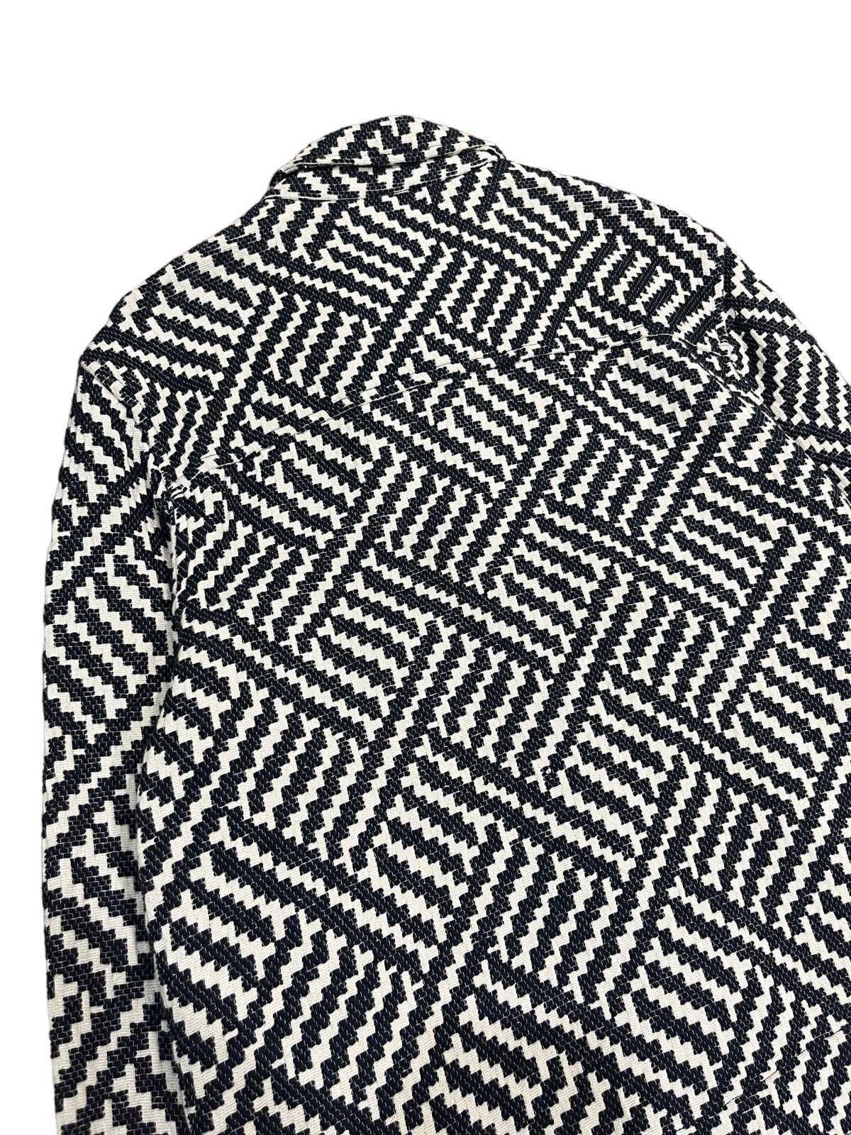 Japanese Brand Japanese Brand Double Pocket Zig Zag Pattern Crochet Jacket Size US M / EU 48-50 / 2 - 4 Thumbnail