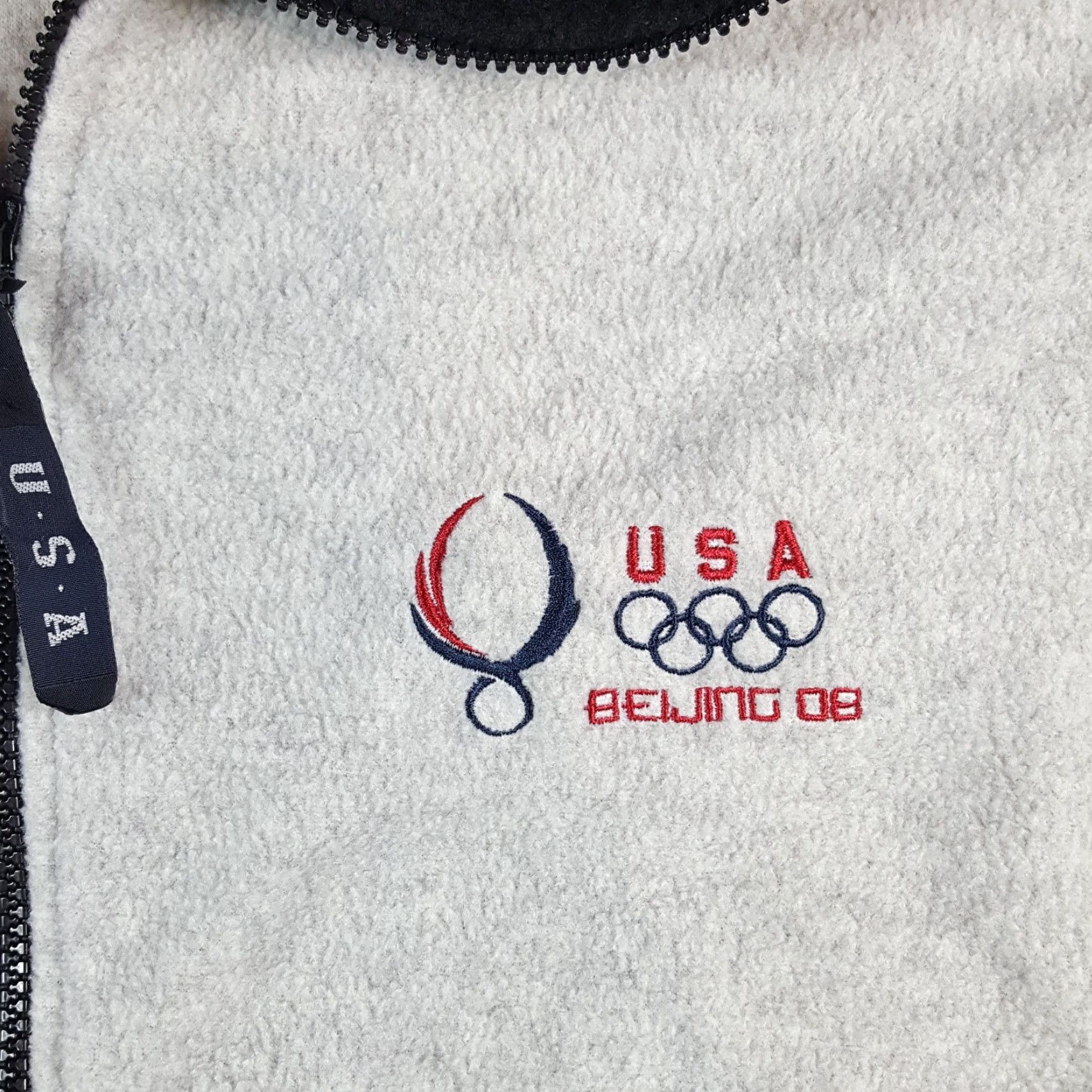 Vintage VINTAGE Olympic Beijing Olympics USA Zip Up Fleece Men's Size L Retro Windbreaker Jacket Size US L / EU 52-54 / 3 - 3 Thumbnail