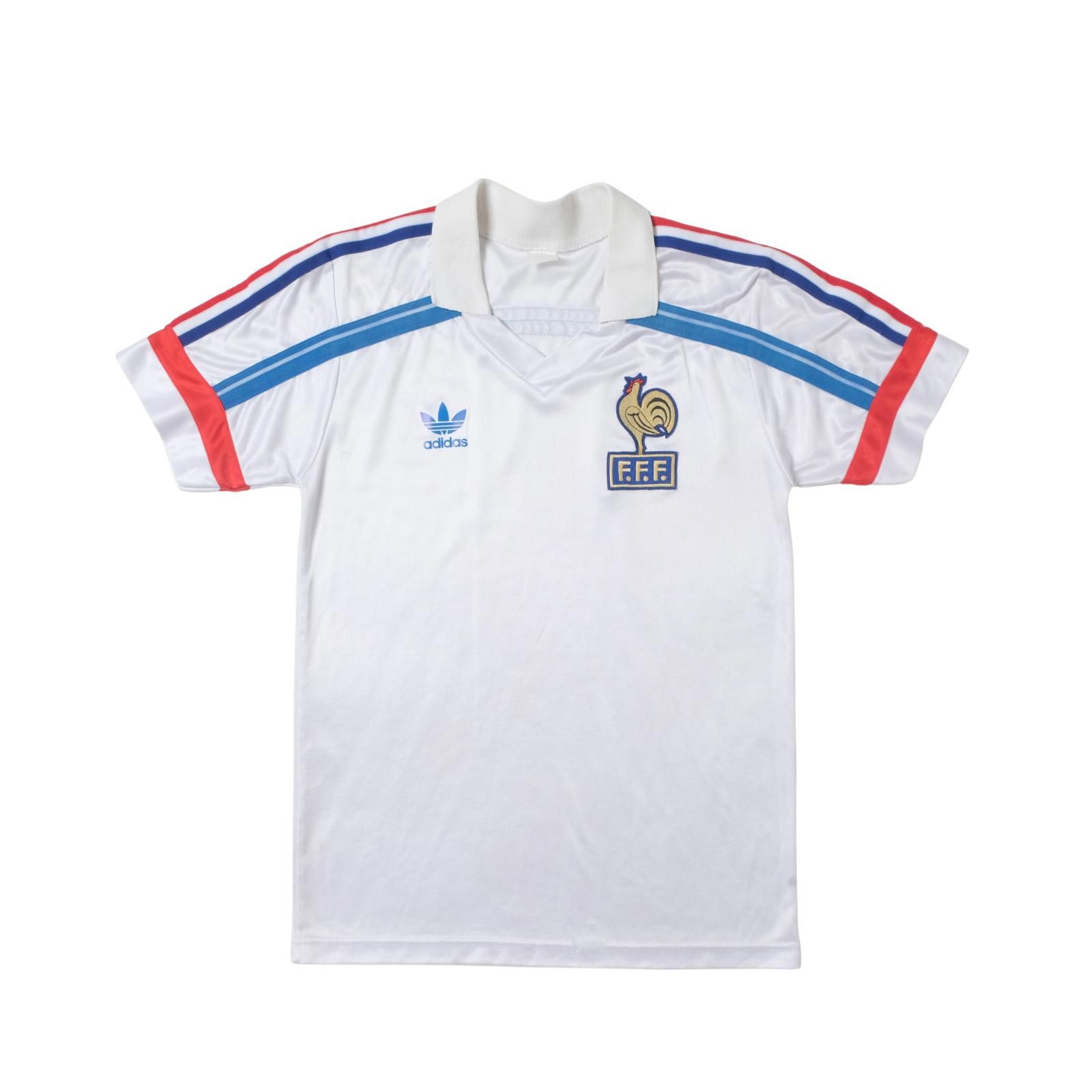 Adidas 1986/89 France Away Shirt Adidas (XS) Size US XS / EU 42 / 0 - 1 Thumbnail