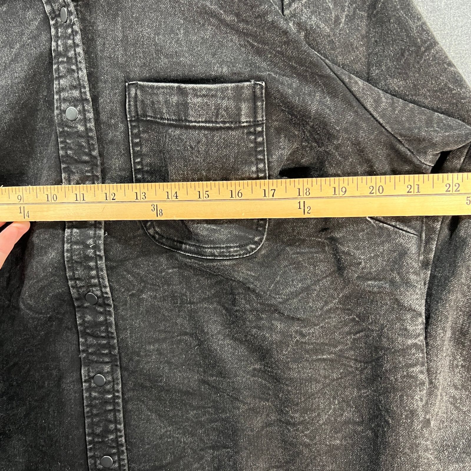 Other Denim & Co. Confy Knit Acid Wash Snap Size S / US 4 / IT 40 - 7 Thumbnail