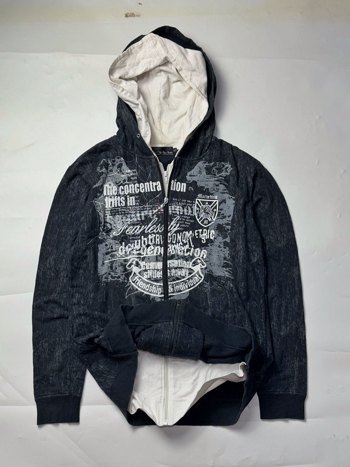 If Six Was Nine Double Layers Spider Poem Japanese Hoodie Size US M / EU 48-50 / 2 - 4 Thumbnail