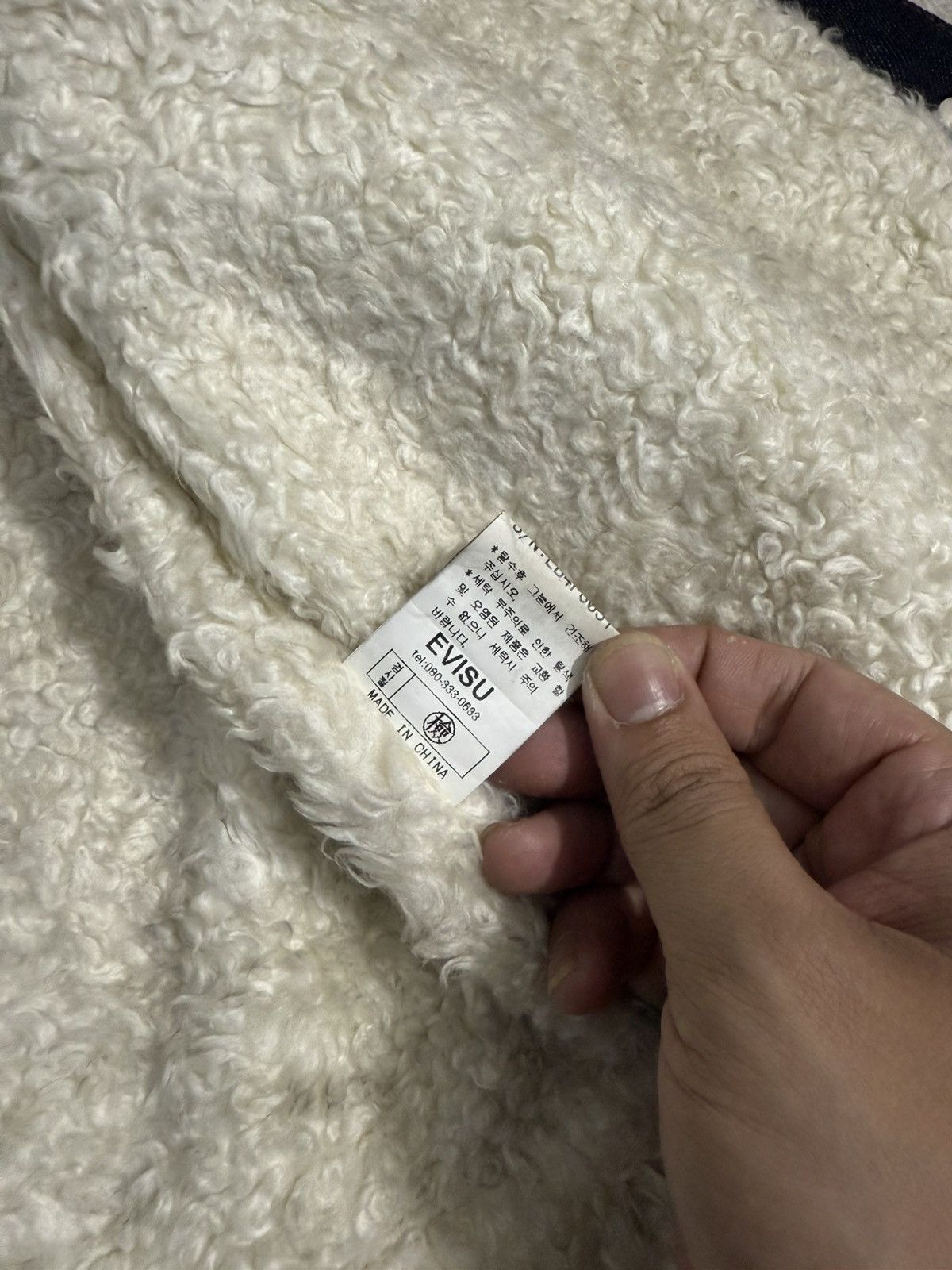 Evisu Evisu sherpa denim jacket Size L / US 10 / IT 46 - 12 Thumbnail