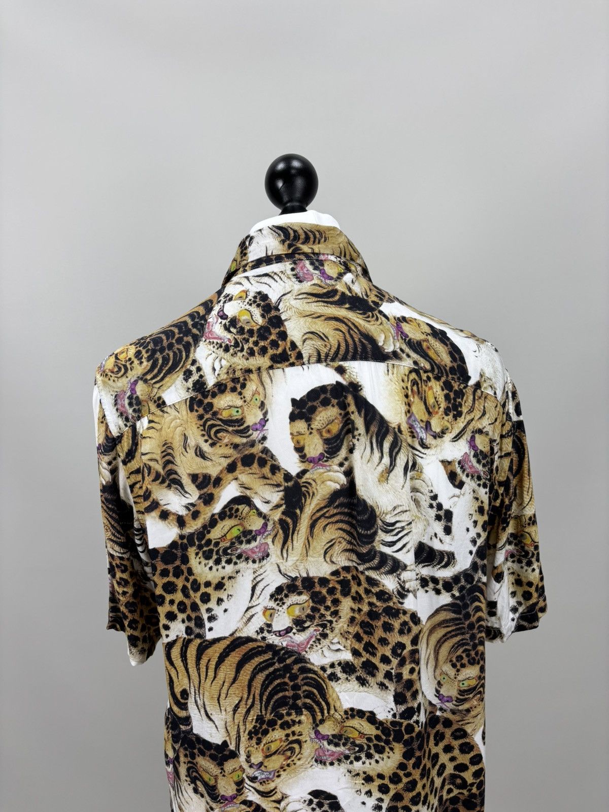 Allsaints Mens viscose shirt animal print All Saints Size M Size US M / EU 48-50 / 2 - 8 Thumbnail