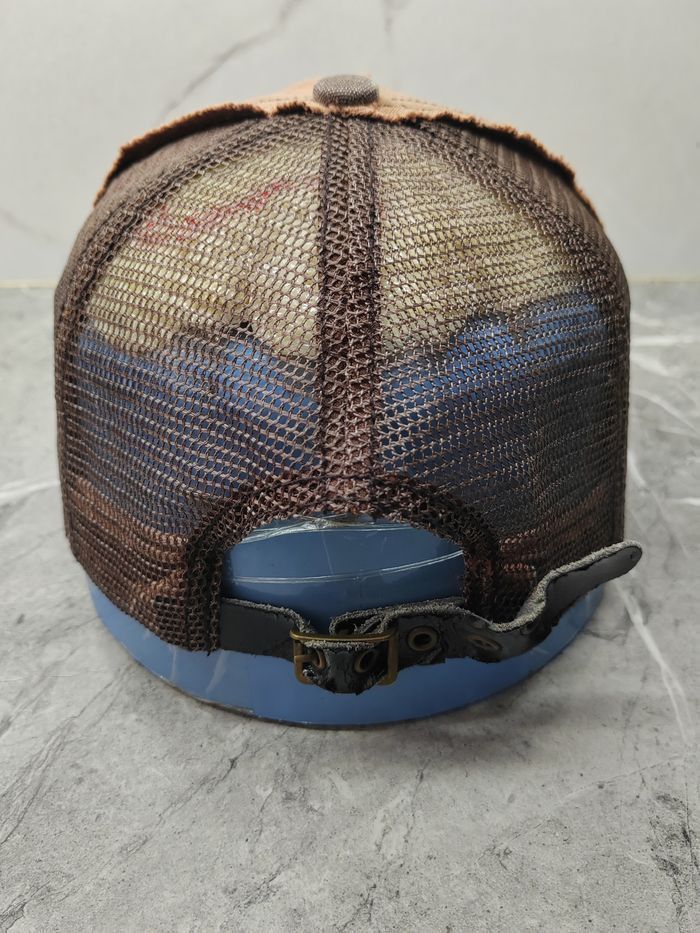 Japanese Brand Vintage Tiger Distressed Style Trucker Cap Hat Size ONE SIZE - 4 Thumbnail