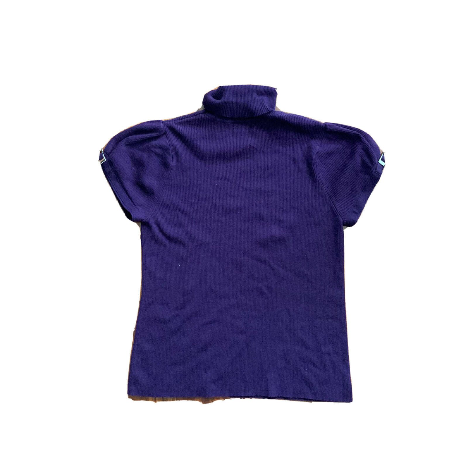 Apt. 9 APT 9 Sweater Purple Knit Turtle Neck Buckle Sleeves PXL XL Size XL / US 12-14 / IT 48-50 - 5 Thumbnail