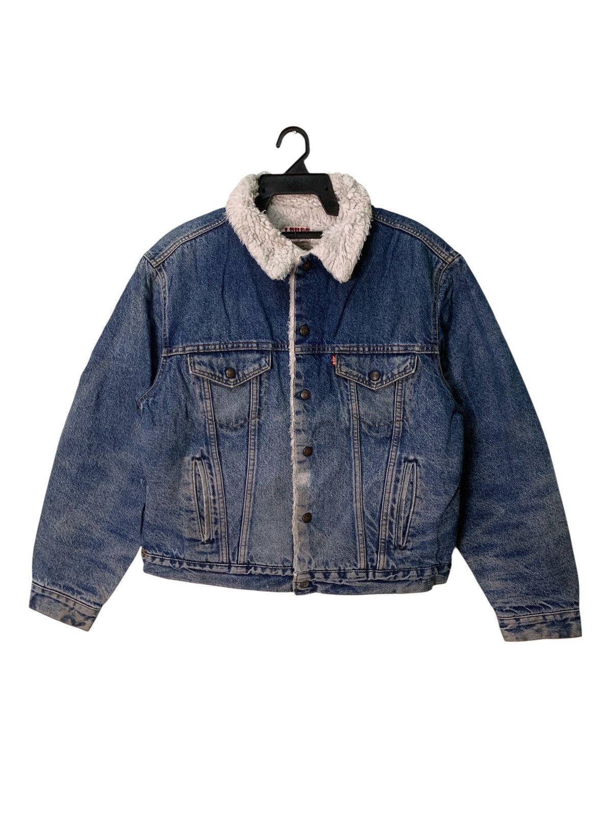 Levi's Vintage Clothing Rare Design Vintage Levi’s Sherpa Jackets Size US L / EU 52-54 / 3 - 1 Thumbnail