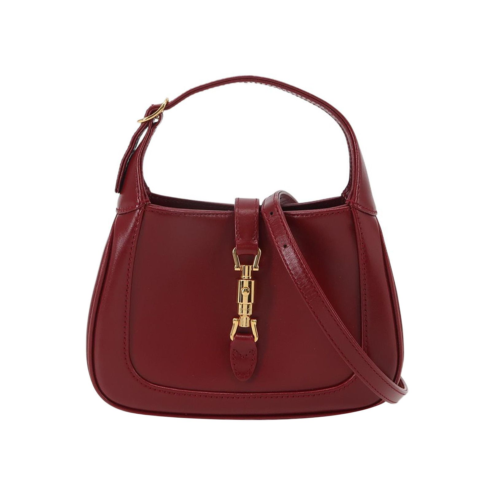 Gucci Gucci Jackie 1961 Red Leather Mini Handle Bag Size ONE SIZE - 1 Thumbnail
