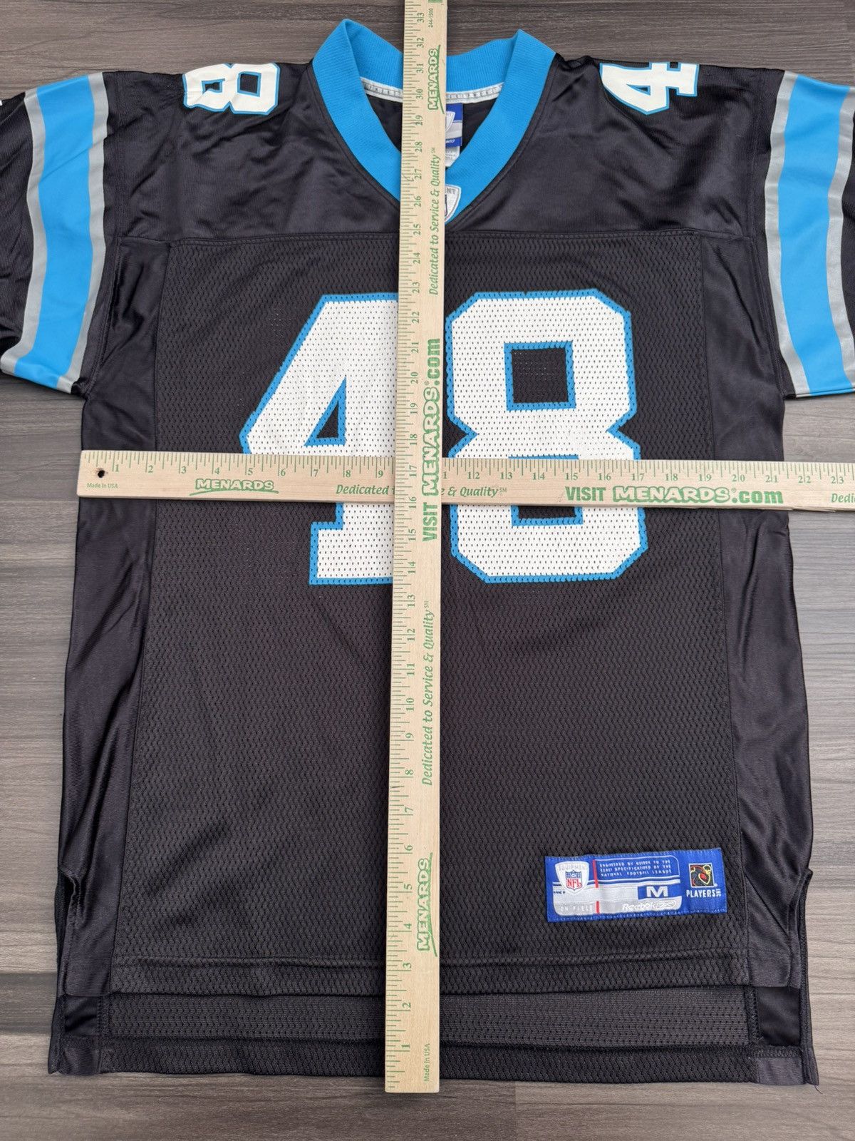 Reebok Stephen Davis #48 Carolina Panthers NFL Equipment Jersey Size US M / EU 48-50 / 2 - 5 Thumbnail