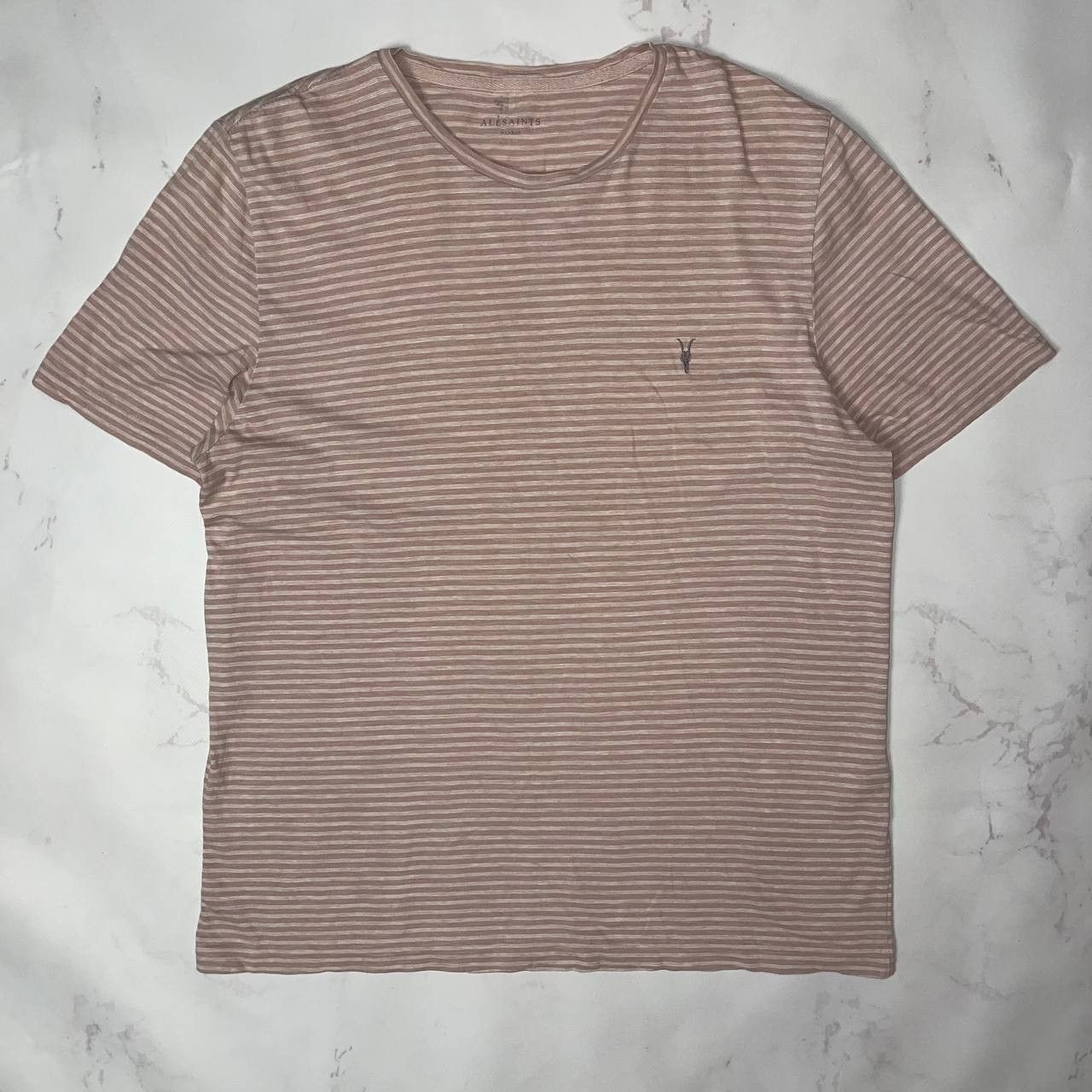 Allsaints Allsaints luxury streetwear t-shirt striped Size US XL / EU 56 / 4 - 1 Thumbnail