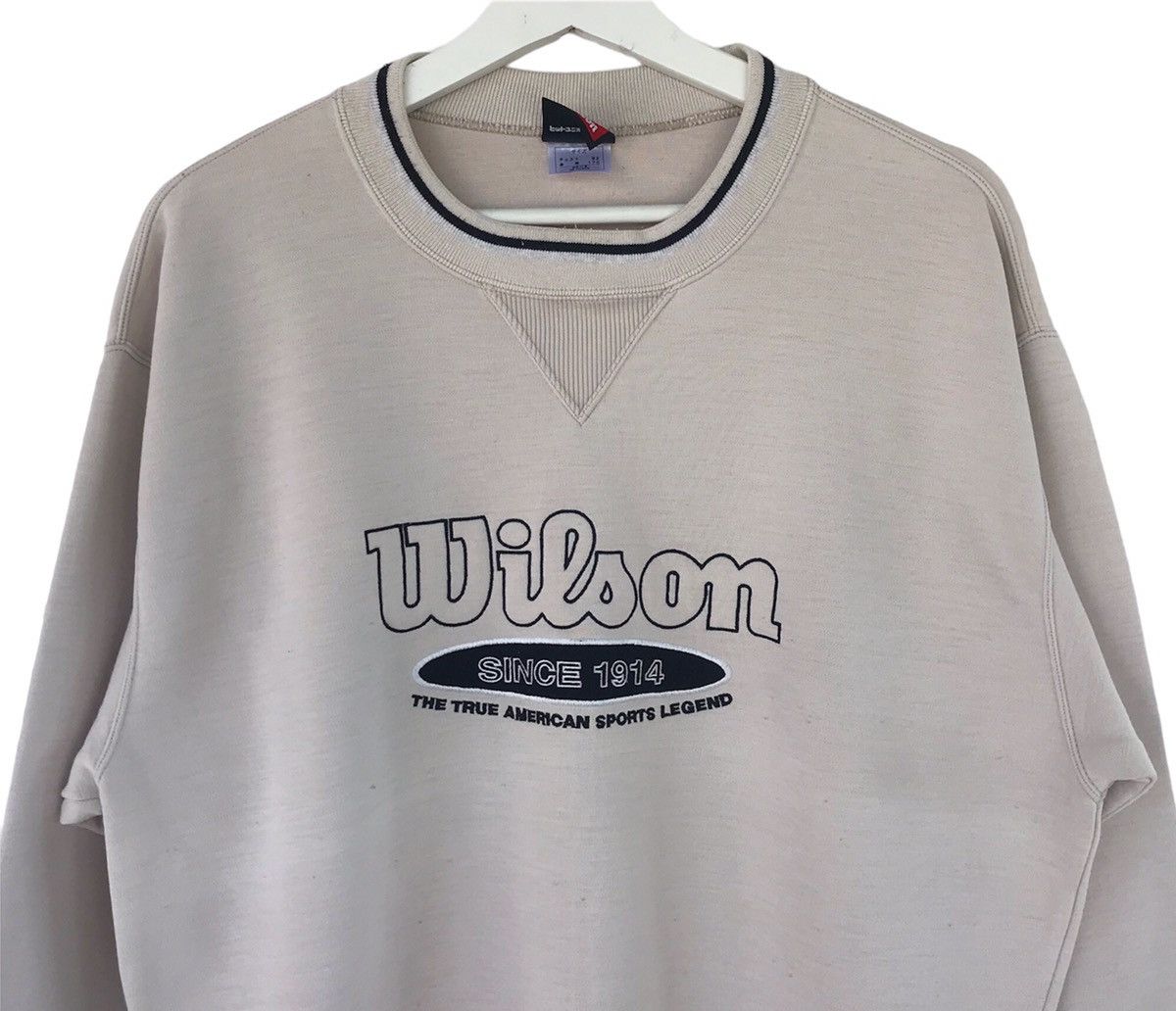 Vintage × Wilson Vintage Wilson big logo crewneck sweatshirt sportswear Size US M / EU 48-50 / 2 - 2 Thumbnail