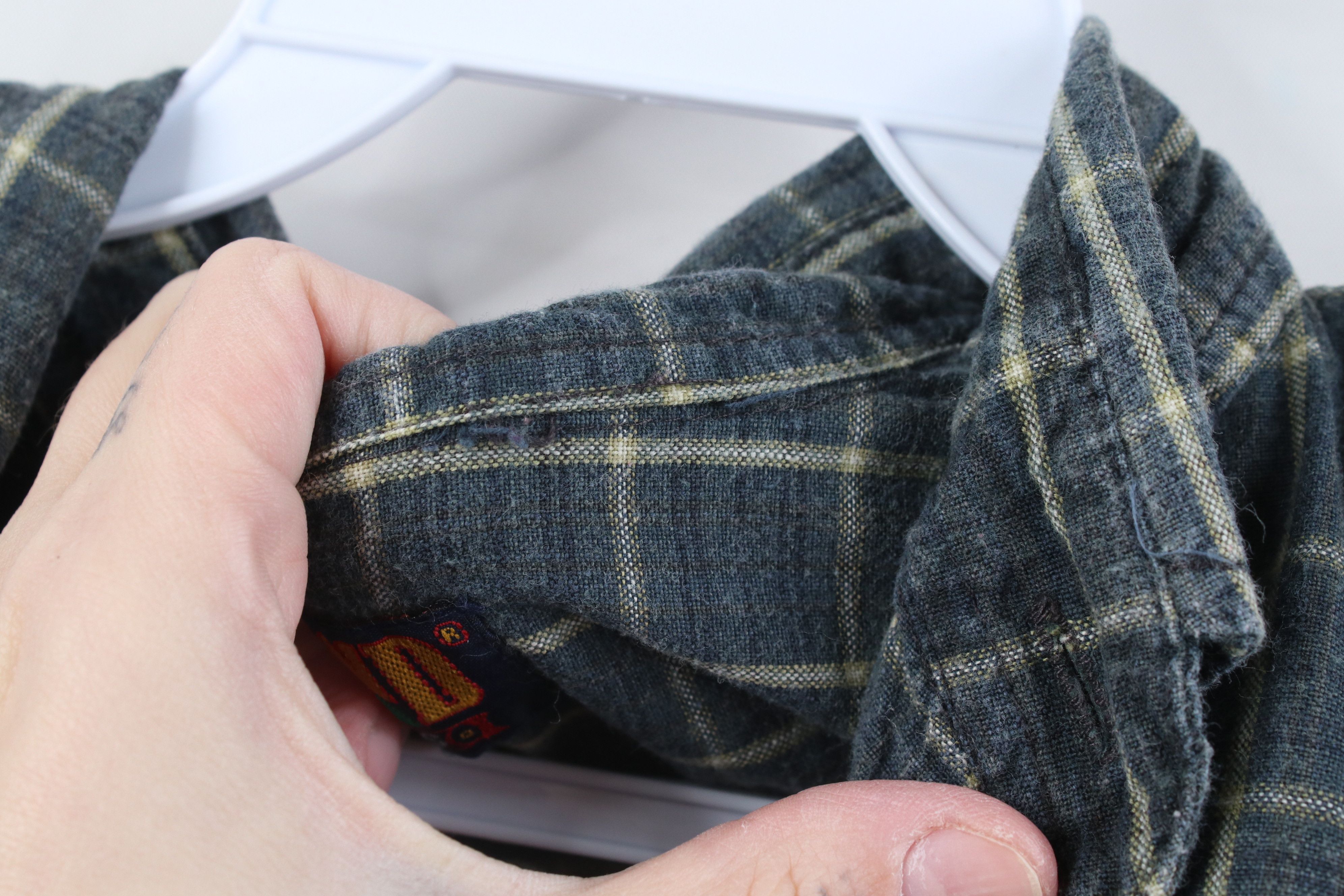 Vintage Vintage 90s Streetwear Collared Button Down Shirt Plaid Size US XL / EU 56 / 4 - 9 Thumbnail