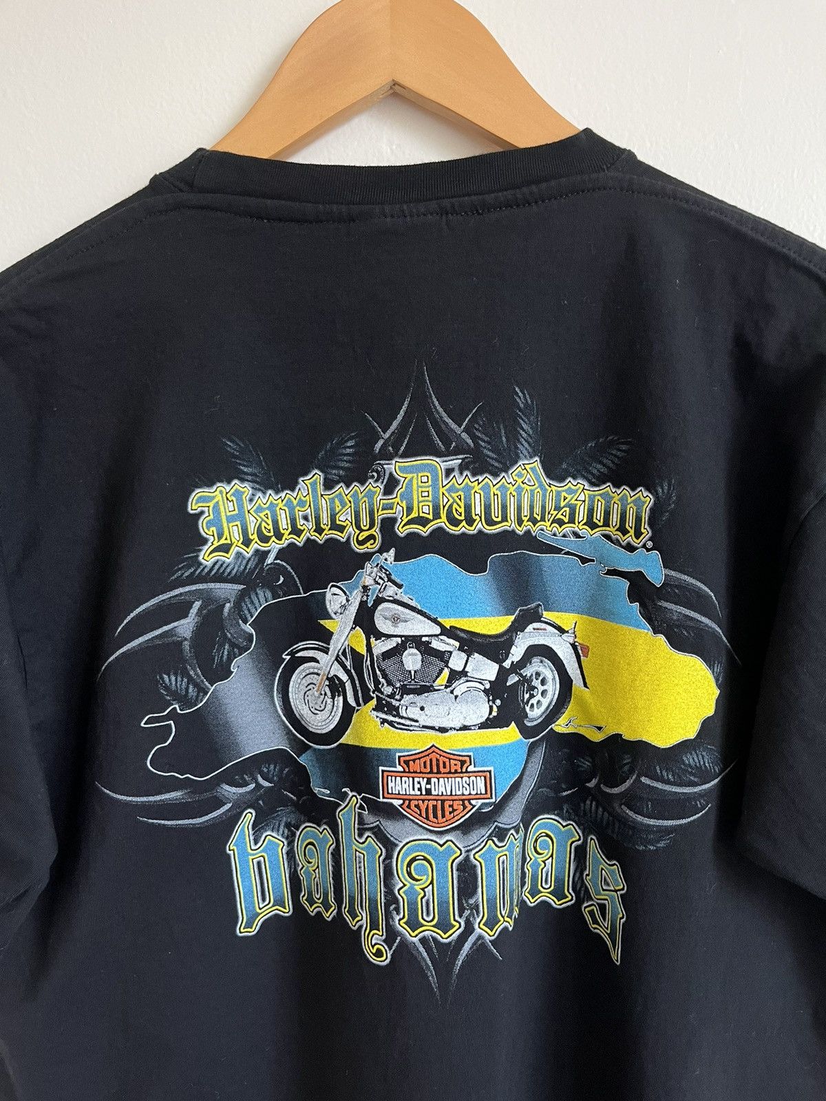 Harley Davidson Vintage 00’s Harley-Davidson “Bahamas” T-Shirt Size US L / EU 52-54 / 3 - 10 Thumbnail